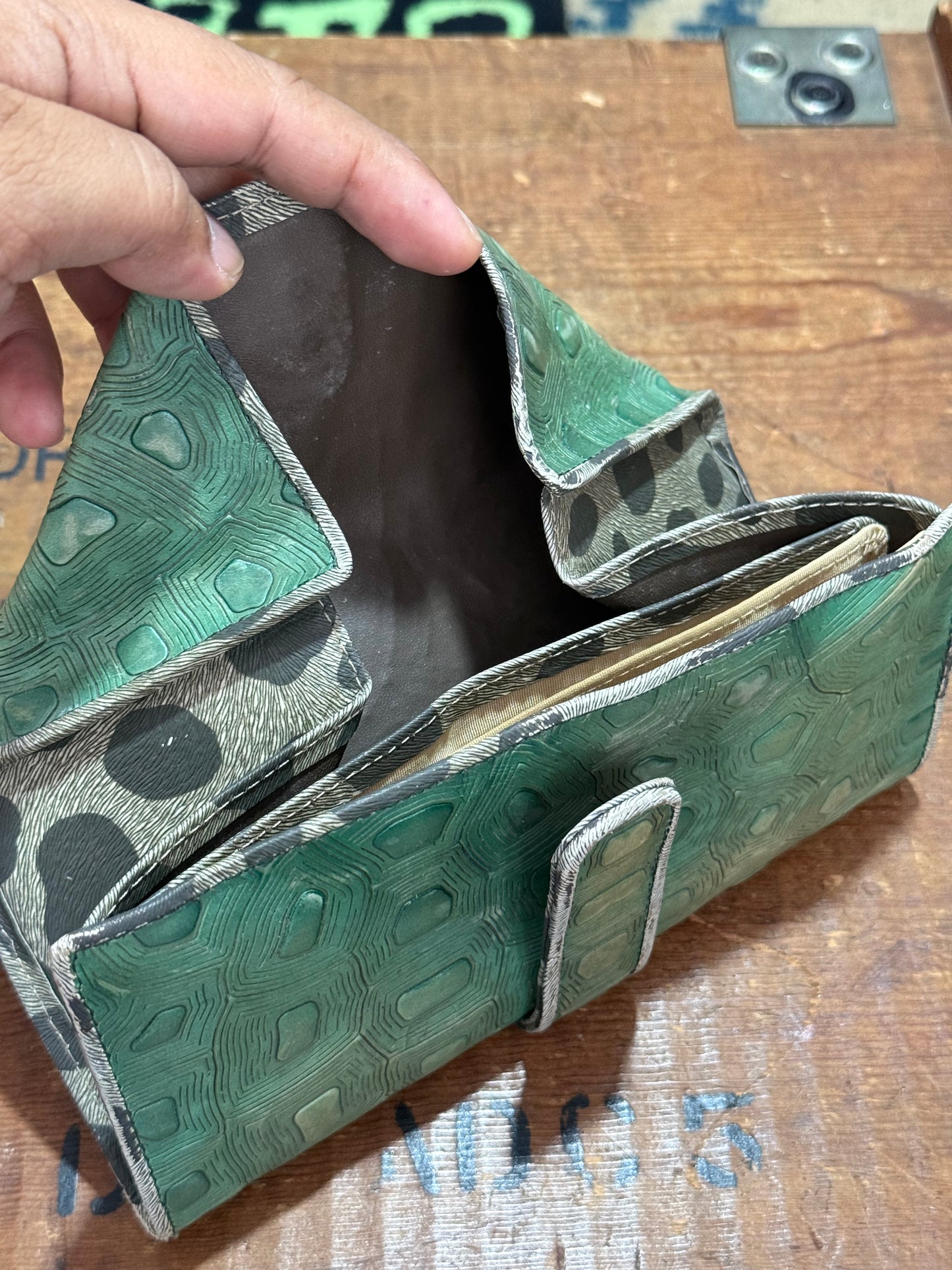 Hiroko Hayashi Japanese Designer Leather Wallet Purse