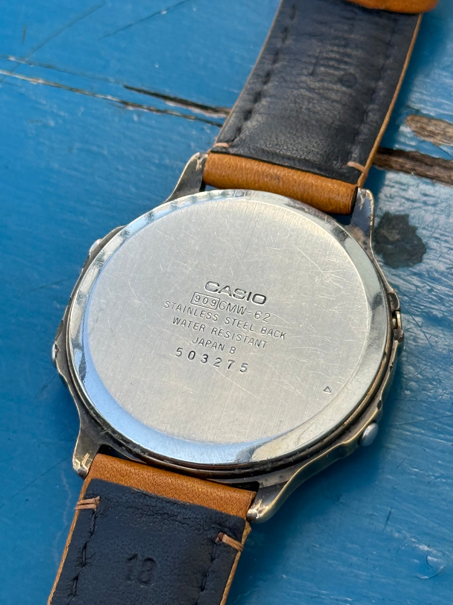 Vintage 80s Casio Moon Graph GMW-62 Bronze Steampunk Very Rare