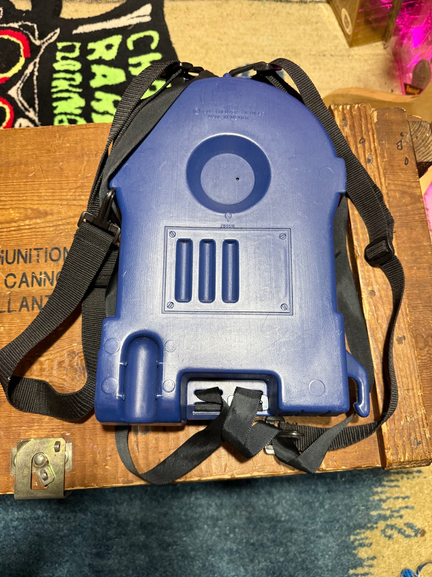 Vintage 1984 The Real Ghostbusters Proton Pack Backpack Kenner Toy