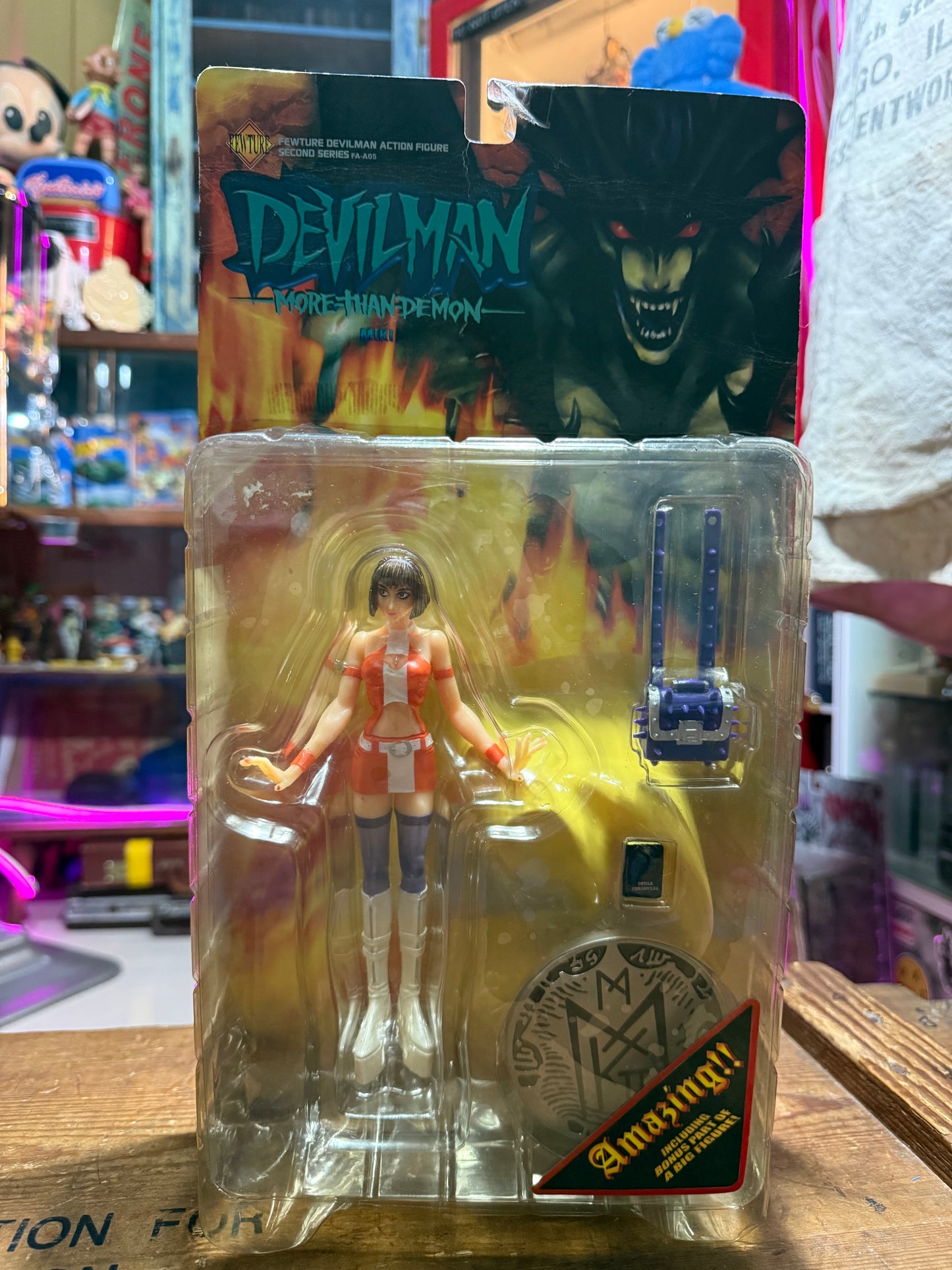 Vintage Devilman More Than Demon Miki Action Figure Fewture Art Storm