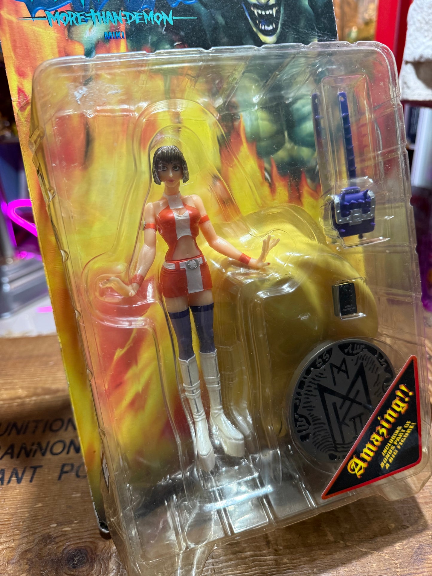 Vintage Devilman More Than Demon Miki Action Figure Fewture Art Storm