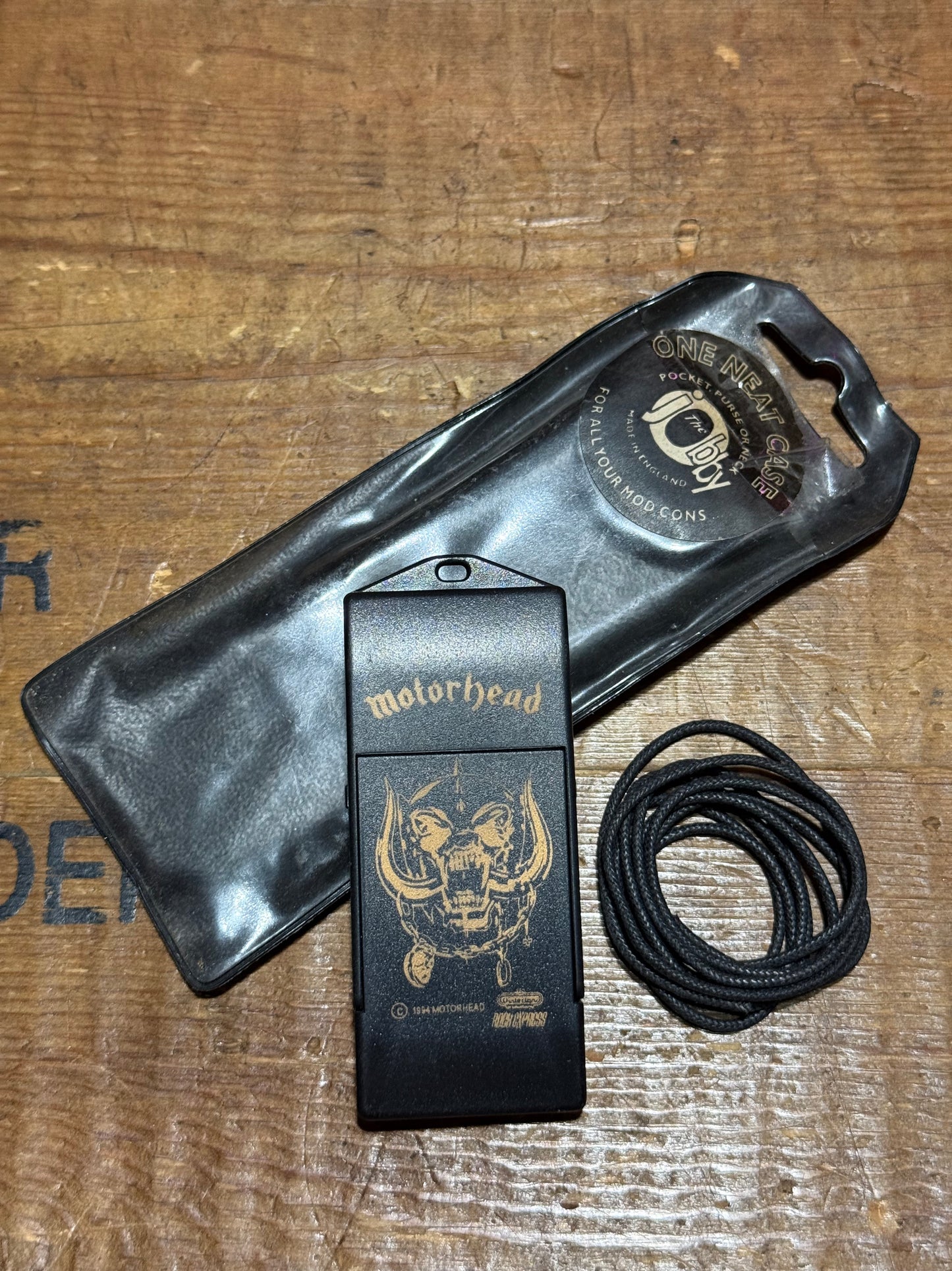 Vintage 1994 Motorhead Pocket Case The Jobby Razamataz Made in England