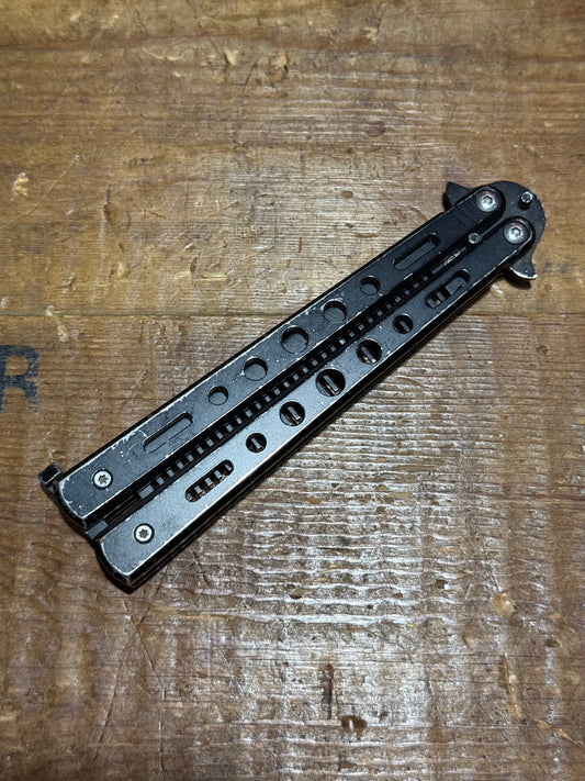 Vintage Benchmade Balisong Comb USA Butterfly Knife Style Folding Comb