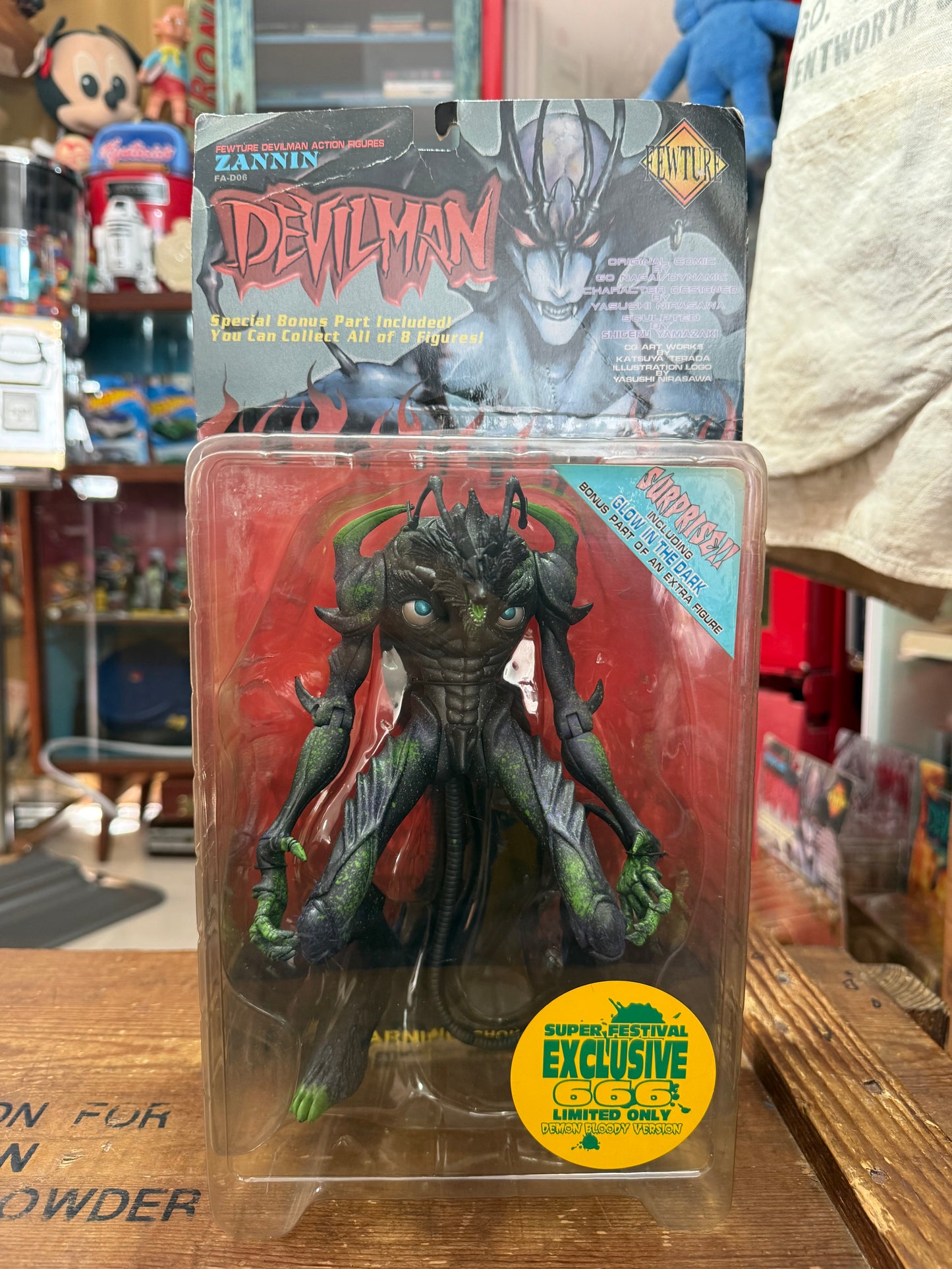 Vintage Fewture Devilman Zannin Super Festival Exclusive 666 Limited