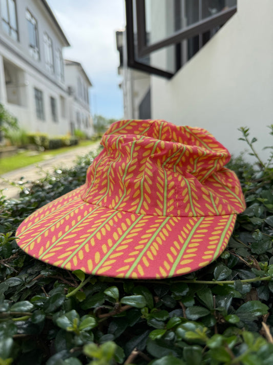 Vintage LL Bean Cap Vibrant Print Sun Hat