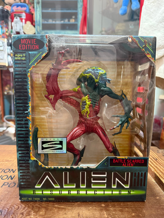 Alien Resurrection Battle Scarred Alien Figure Hasbro Signature Series Kenner 1997 Movie Edition