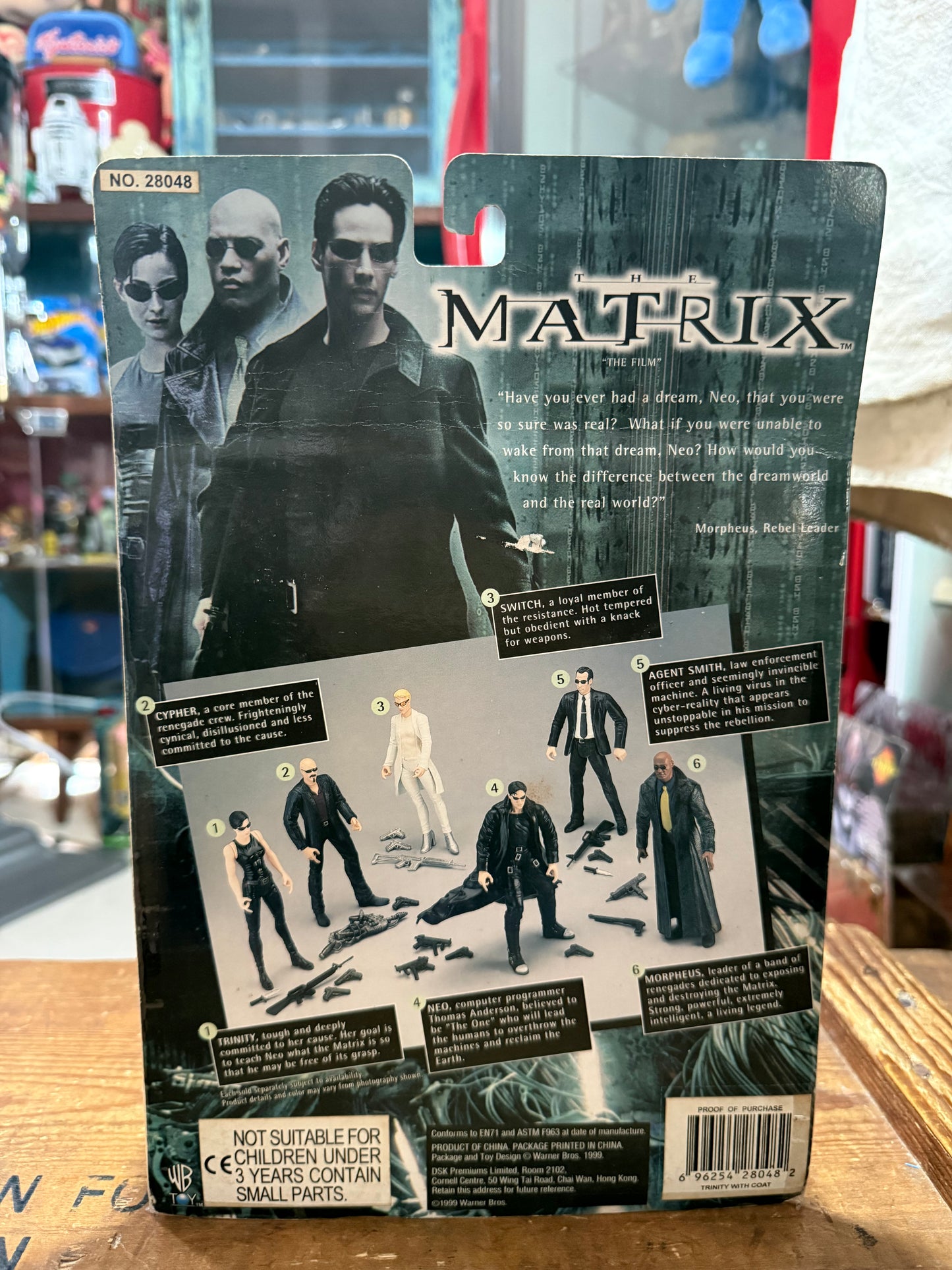 The Matrix Toys 1999 Featuring Trinity Movie Action Figure