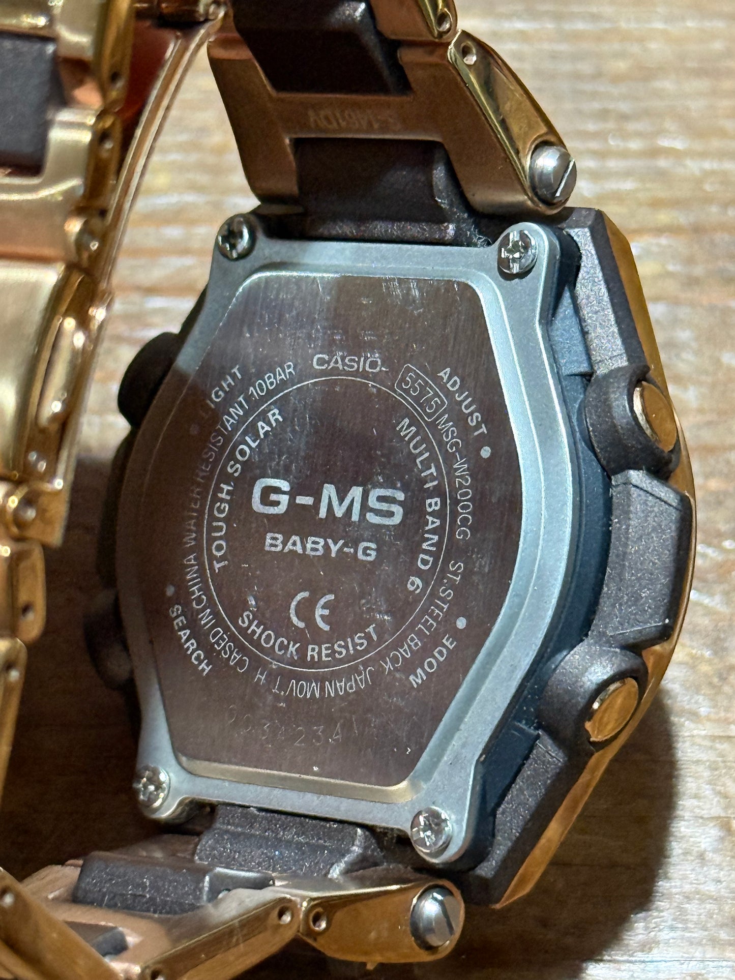 Casio Baby G G-MS Junk Not Working For Parts