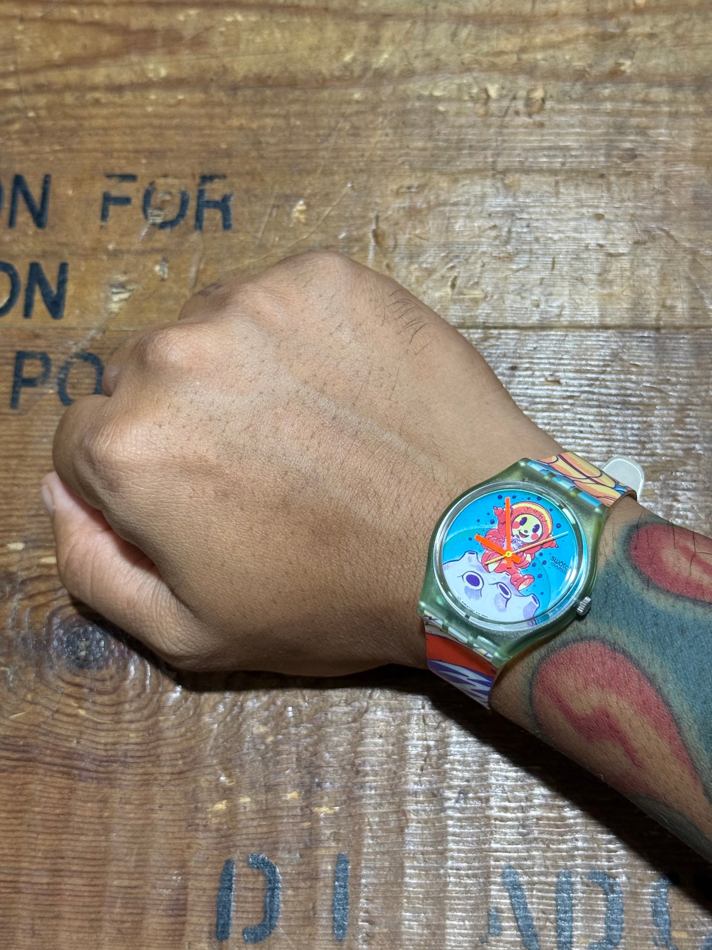 Vintage 90s Swatch Junk Not Working For Parts