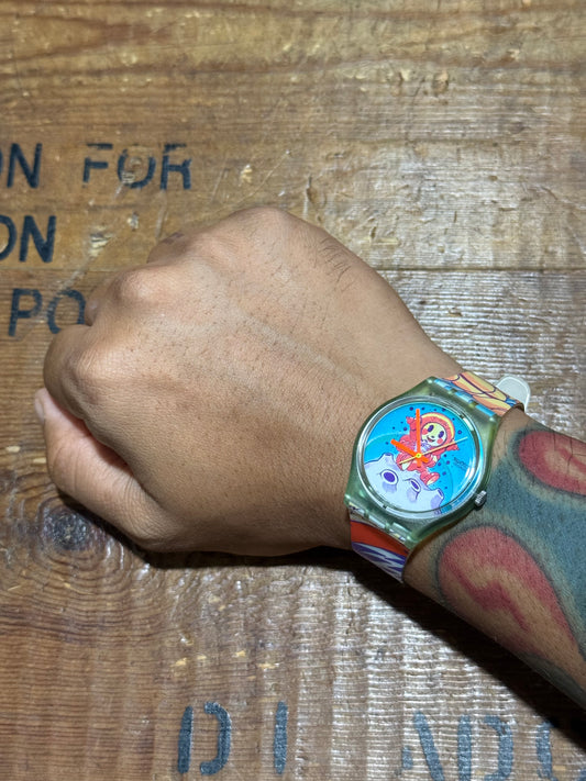Vintage 90s Swatch Junk Not Working For Parts