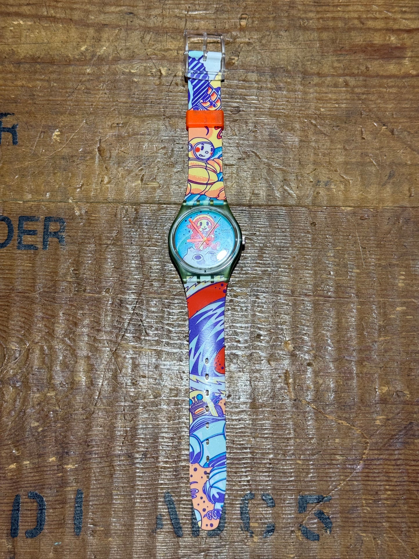 Vintage 90s Swatch Junk Not Working For Parts