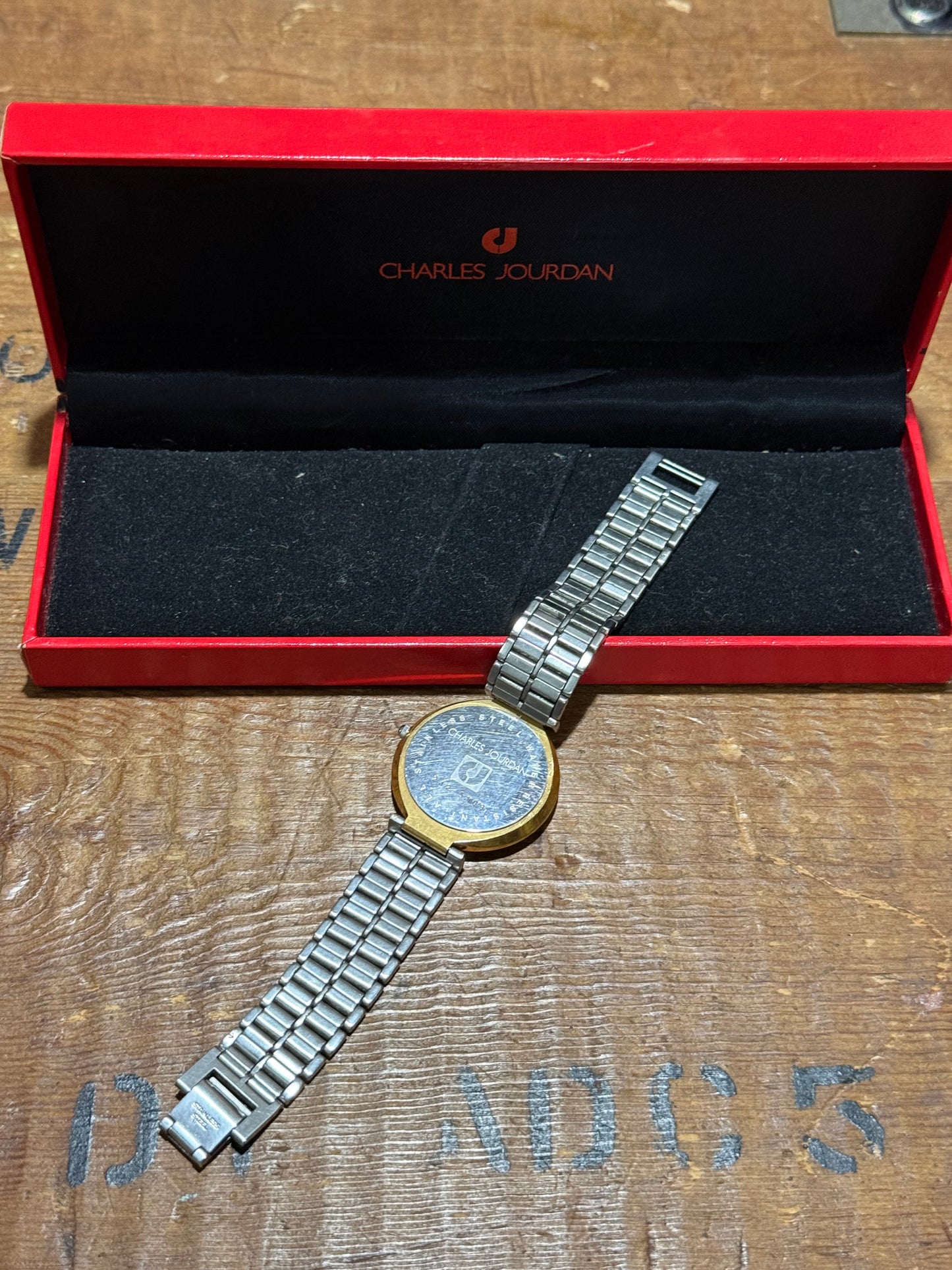 Vintage Charles Jourdan Watch Junk Not Working For Parts