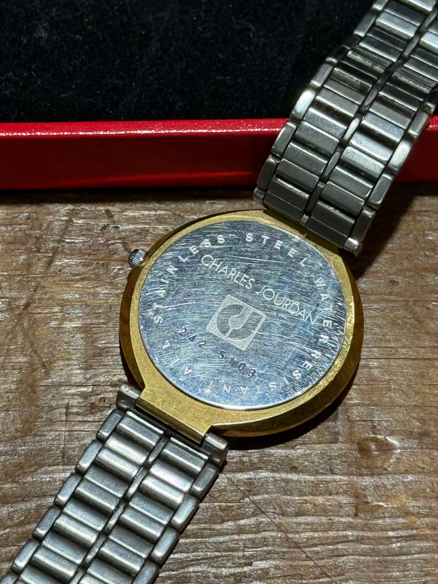 Vintage Charles Jourdan Watch Junk Not Working For Parts