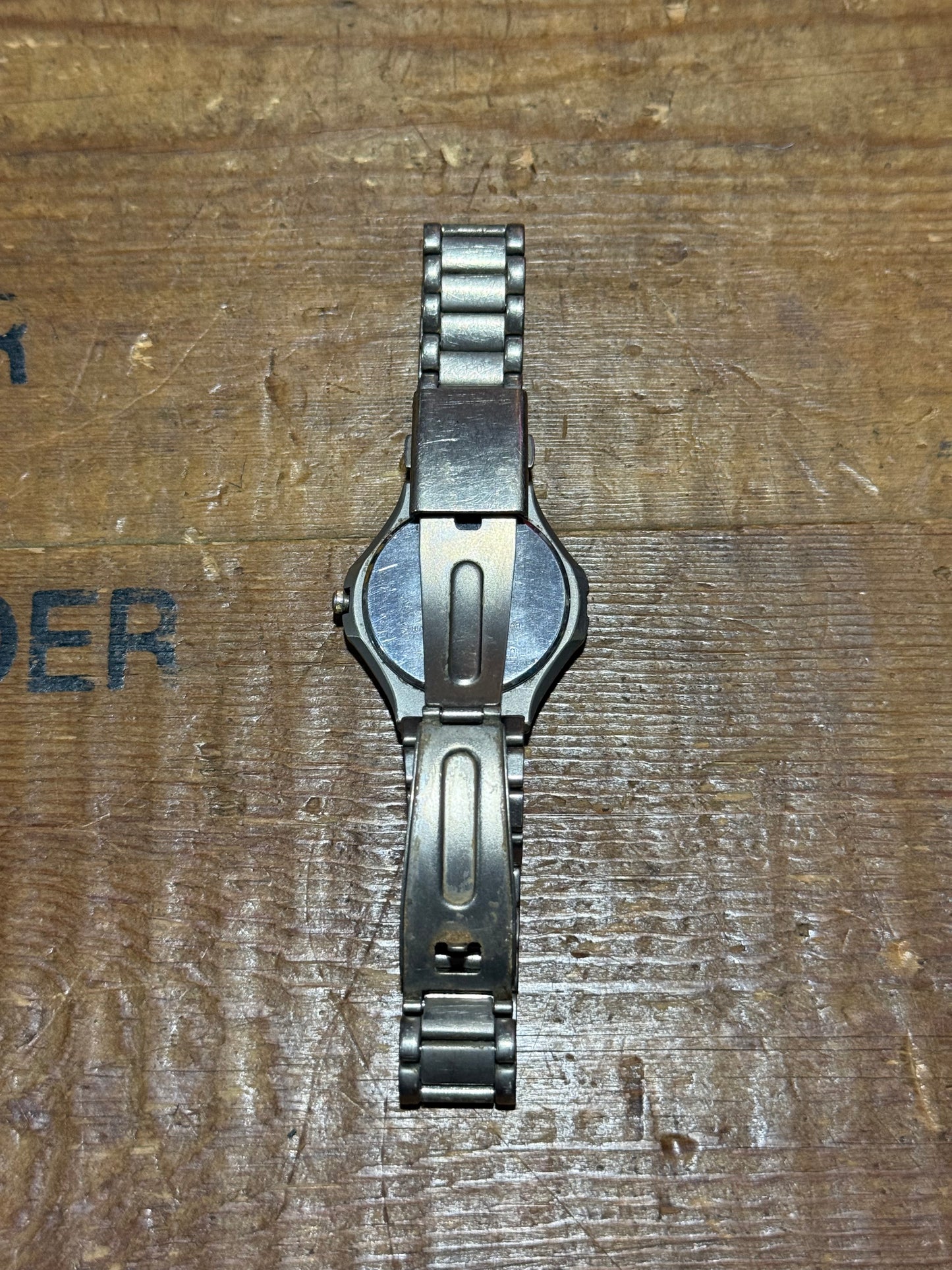 Vintage Seiko Spirit Titanium Watch Junk Not Working For Parts