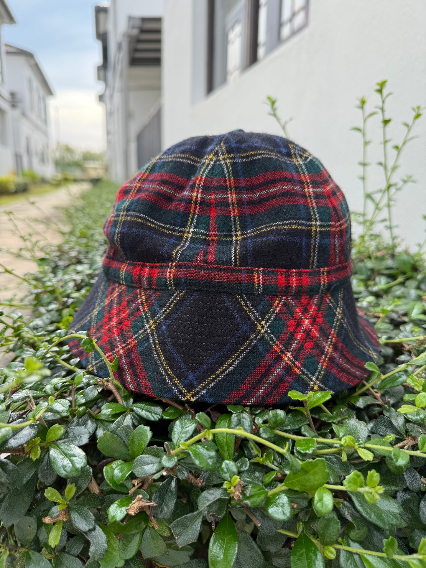 Vintage 1960s LL Bean Tartan Wool Bucket Hat