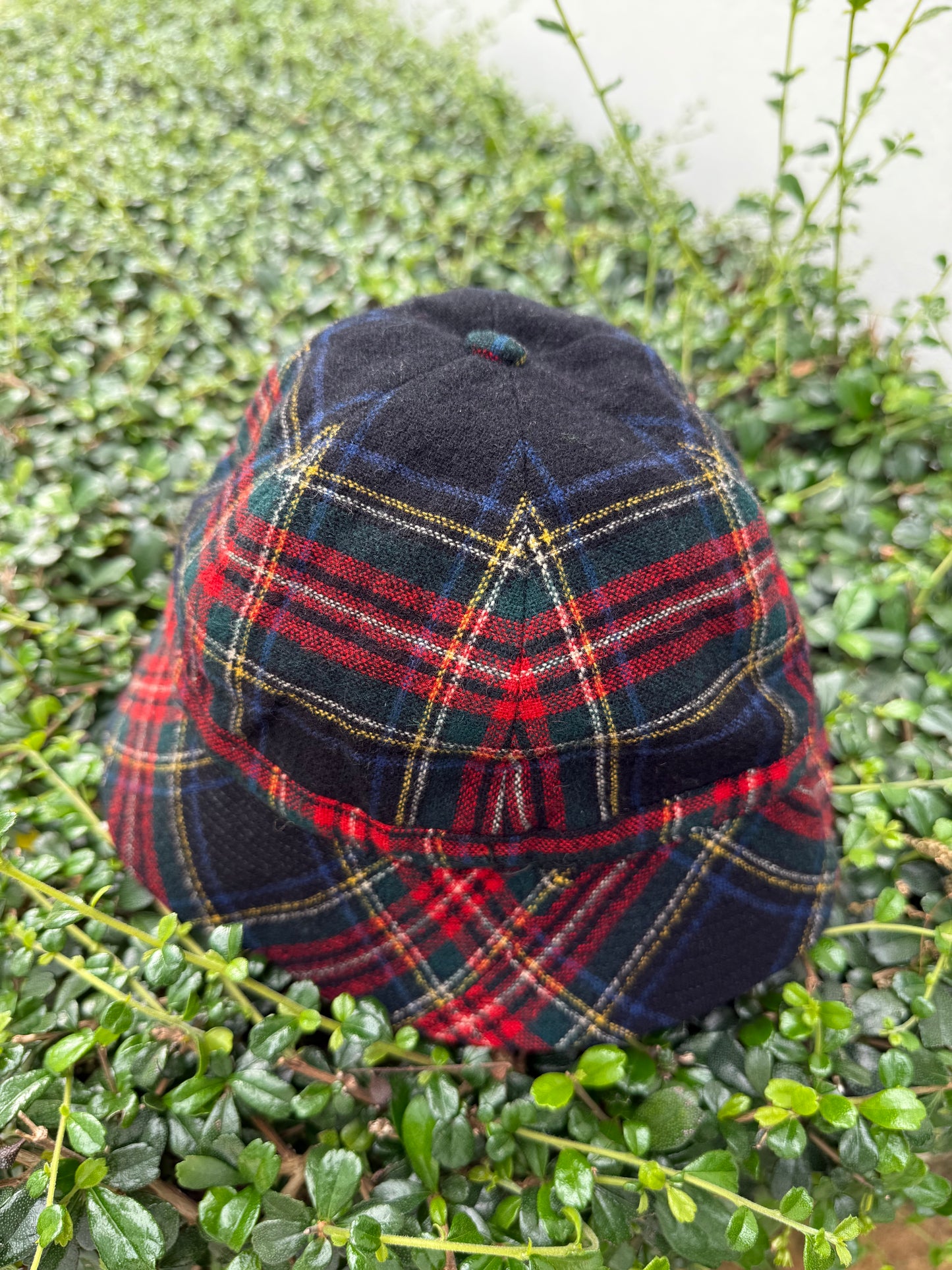 Vintage 1960s LL Bean Tartan Wool Bucket Hat