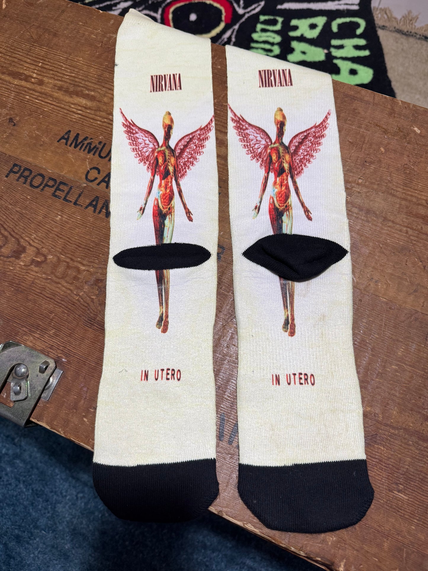 Nirvana Band Socks