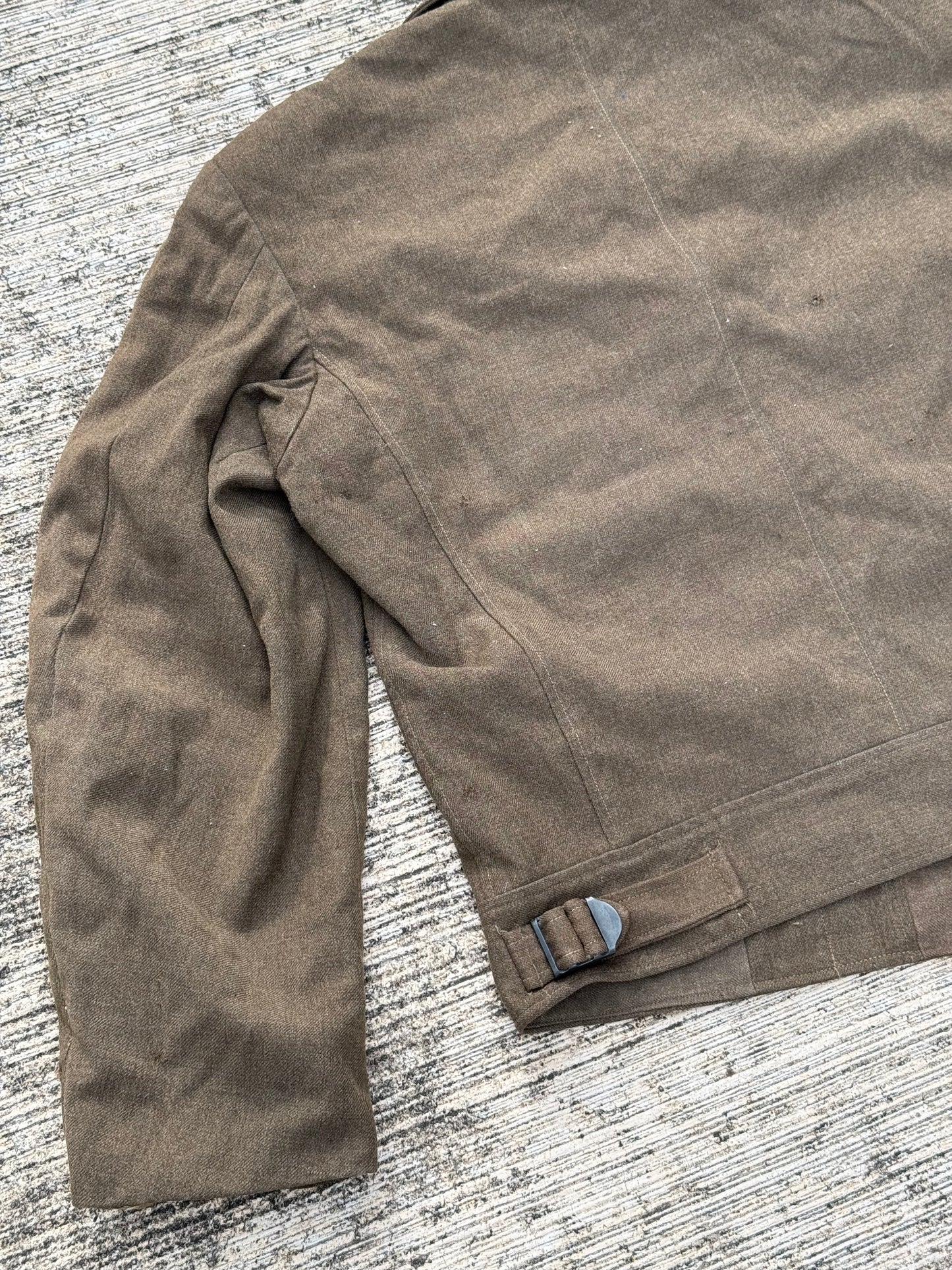 Vintage WWII 1940s U.S. Army Ike Jacket – M1944 Wool Field Jacket Military Olive Drab