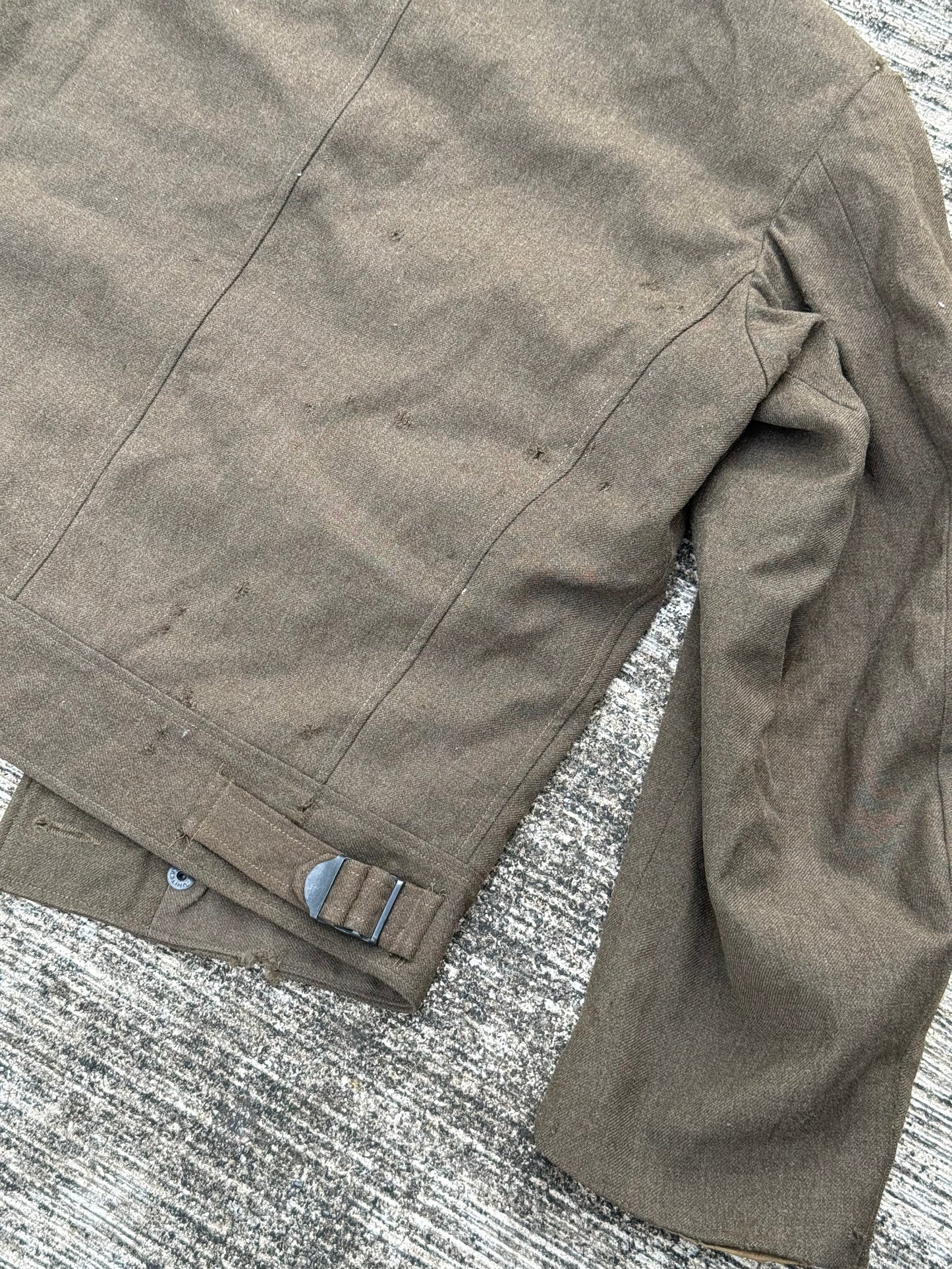 Vintage WWII 1940s U.S. Army Ike Jacket – M1944 Wool Field Jacket Military Olive Drab