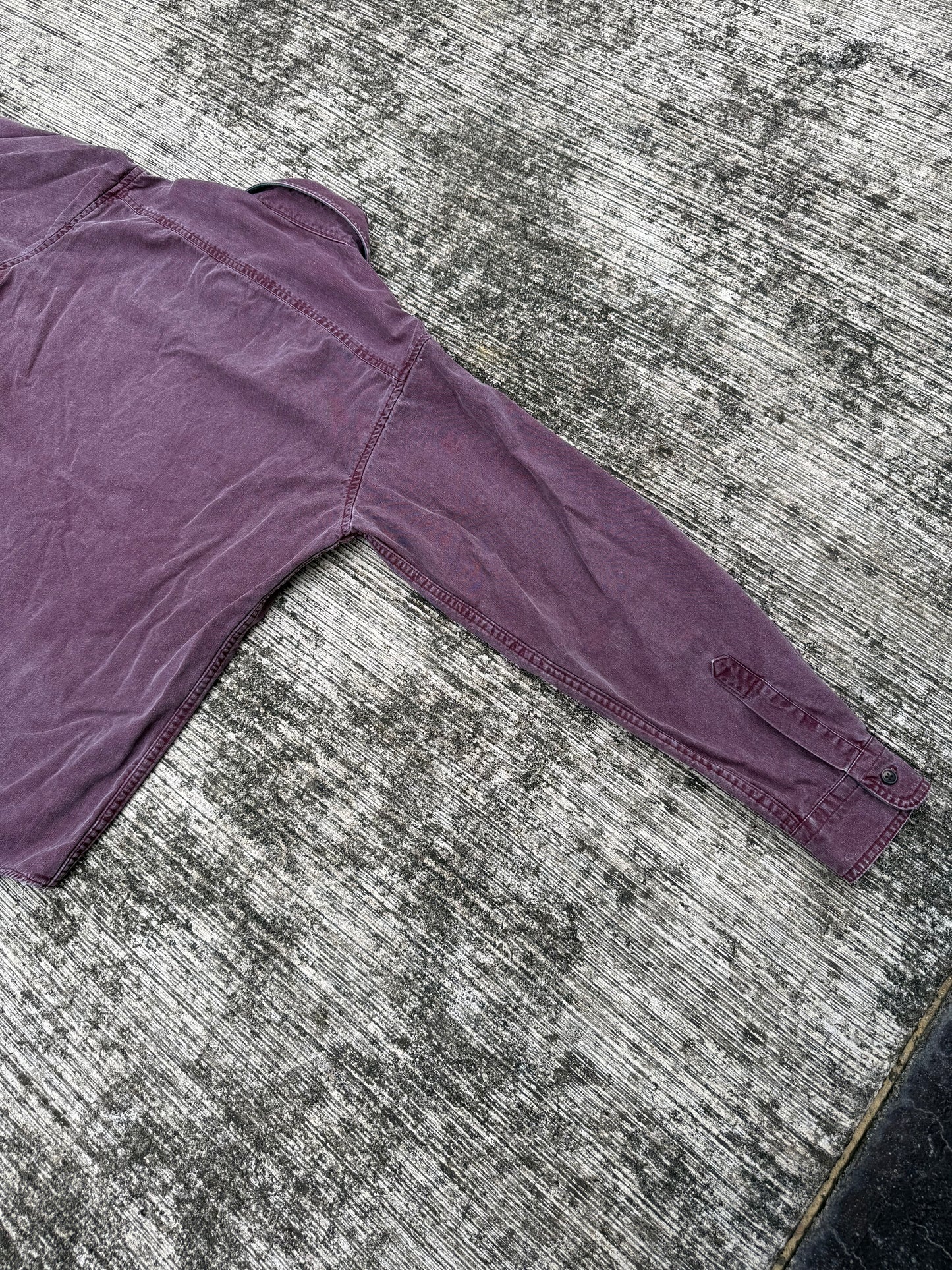 Vintage 80s 90s L.L. Bean Flannel Lined Shirt Jacket USA Made Burgundy