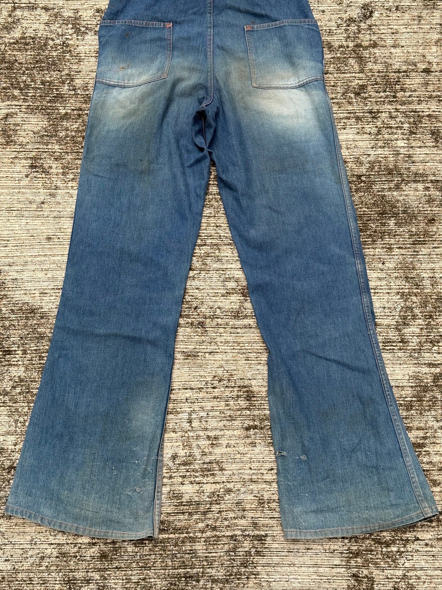 Vintage 1960s–Early 1970s Ben Davis Selvedge Denim Overalls