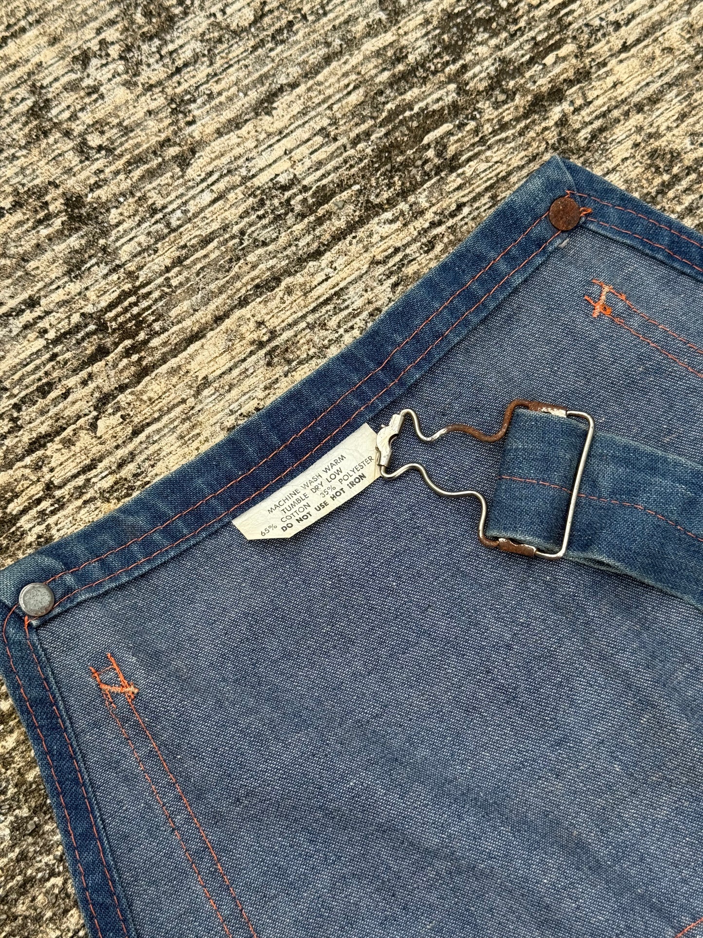 Vintage 1960s–Early 1970s Ben Davis Selvedge Denim Overalls