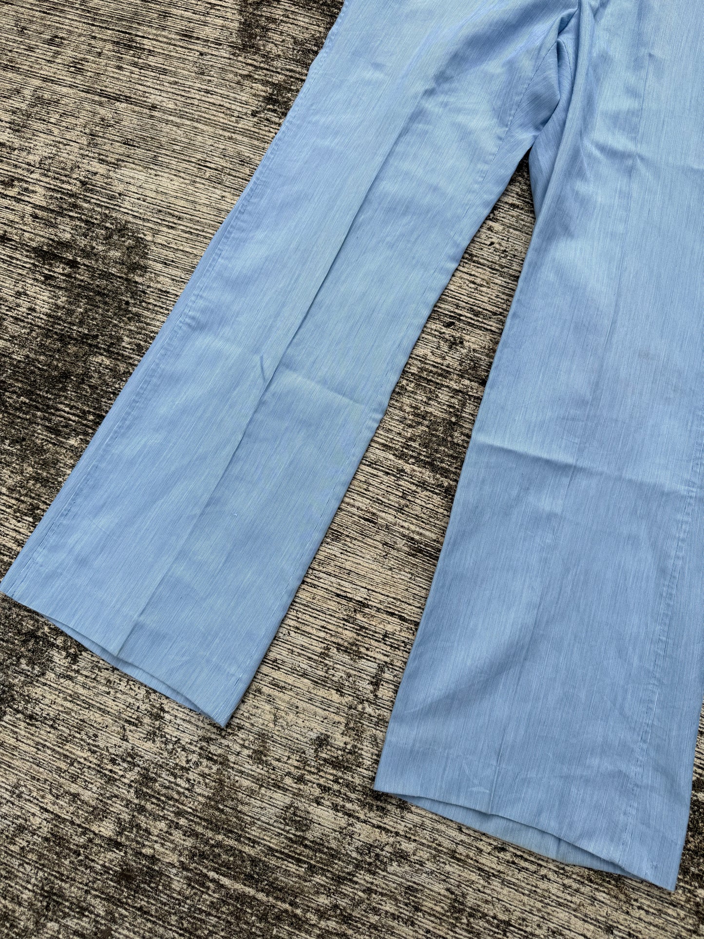 Vintage 1970s Levi’s Panatela Light Blue Pants Flared Leg Trousers