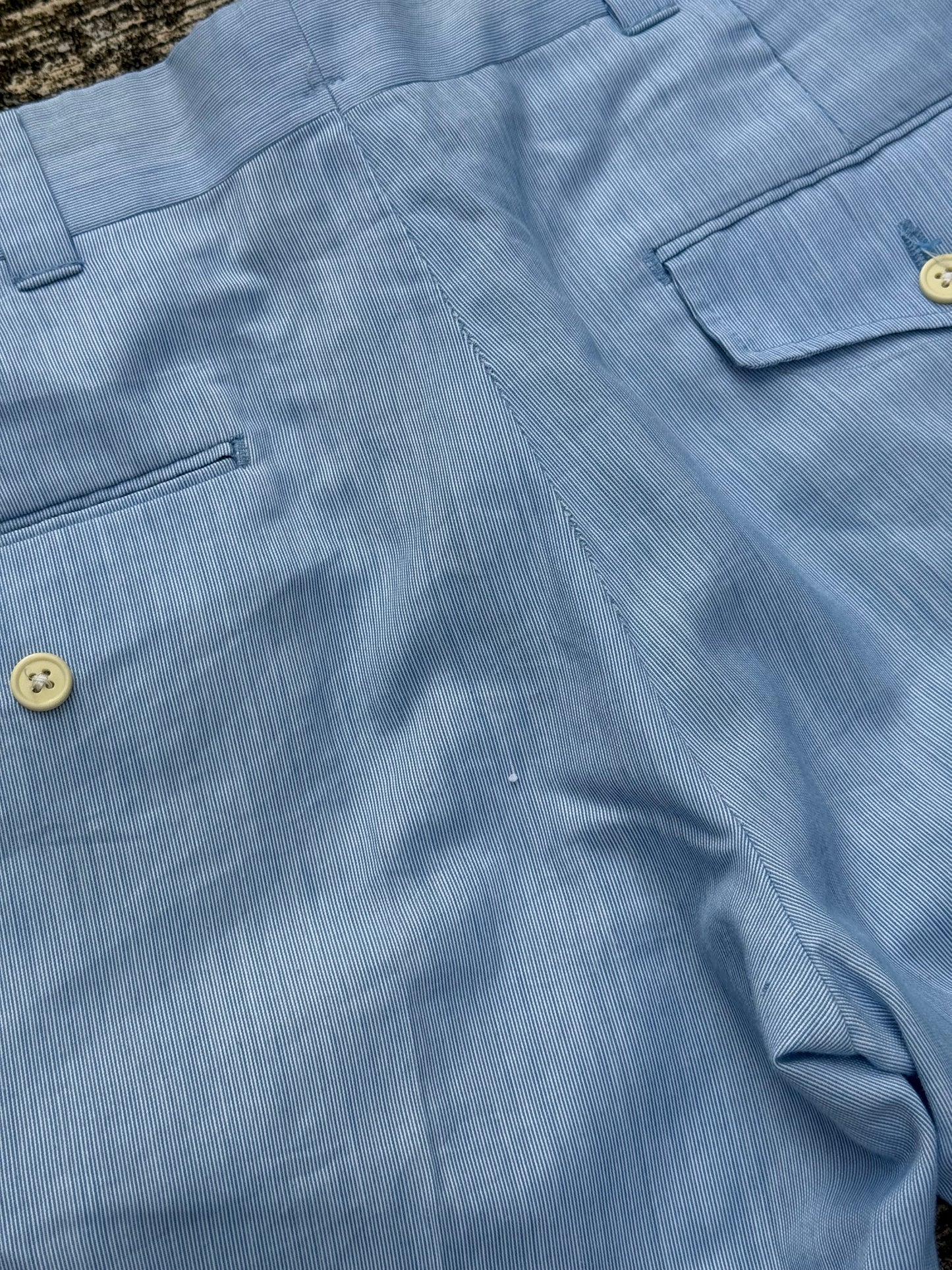 Vintage 1970s Levi’s Panatela Light Blue Pants Flared Leg Trousers