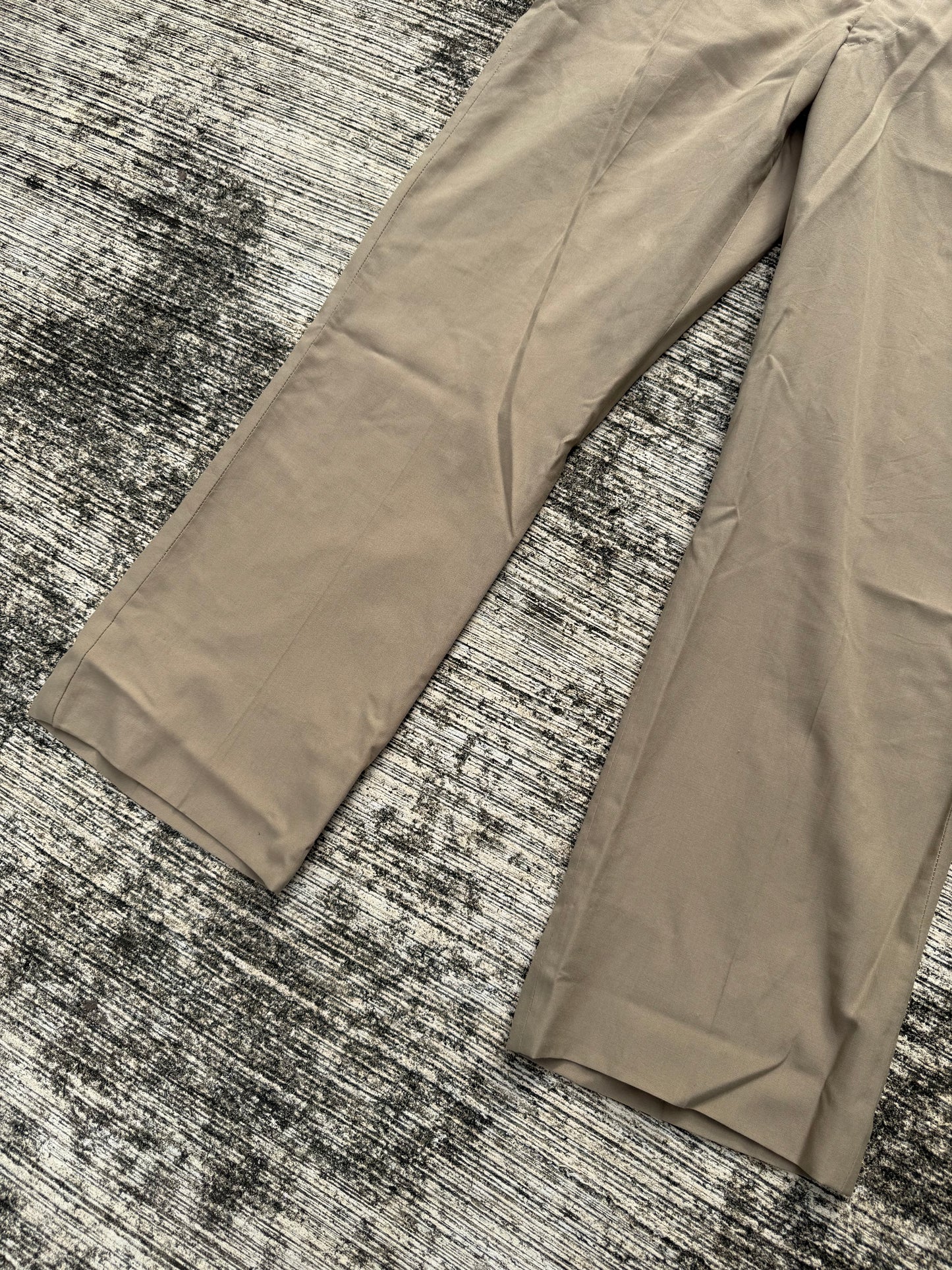 Vintage 1960s–70s Beige Khaki Trousers
