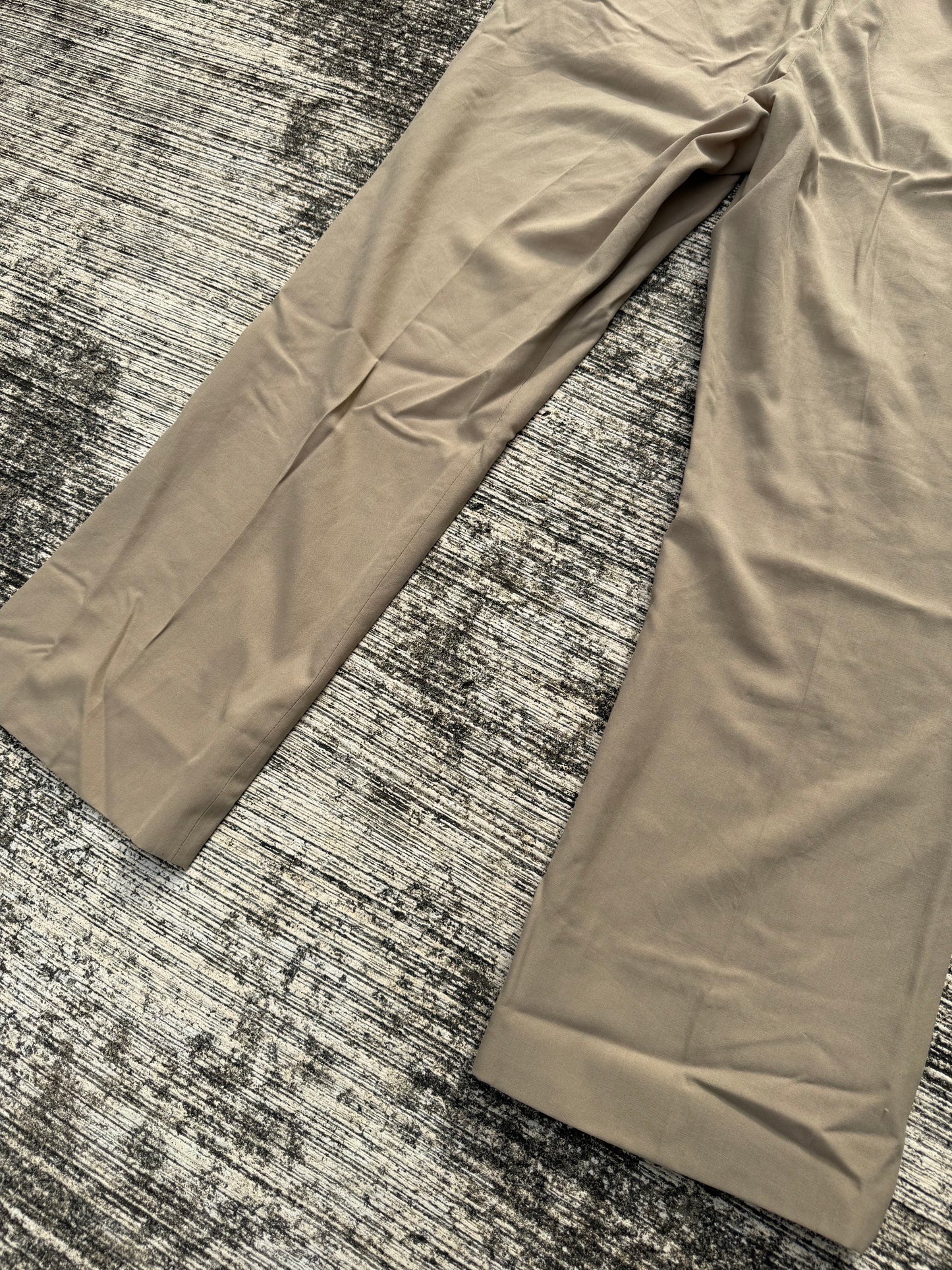 Vintage 1960s–70s Beige Khaki Trousers