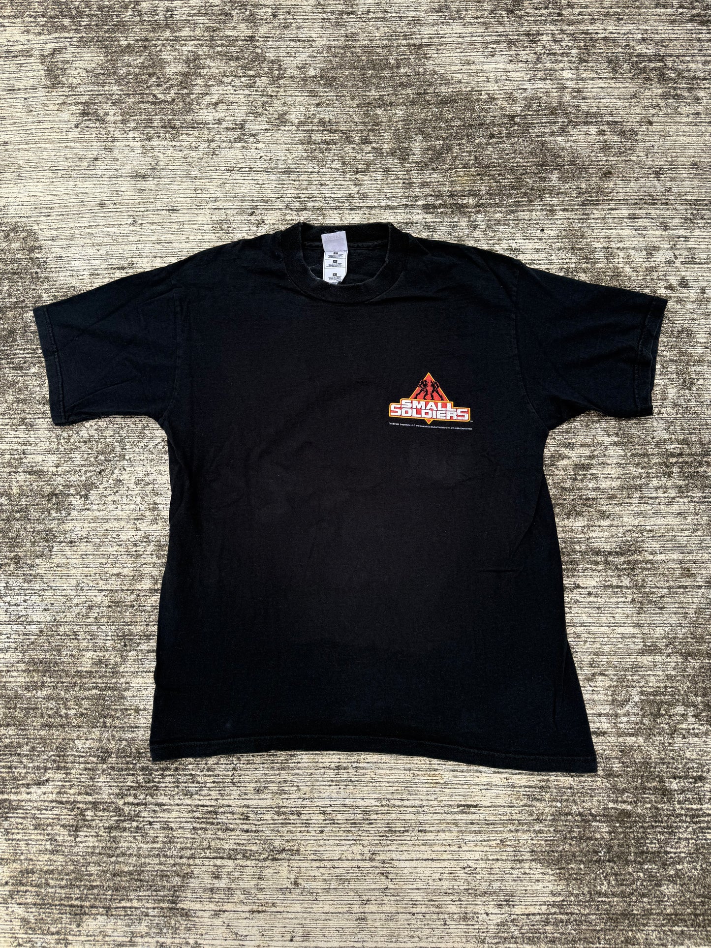 Vintage 1998 Small Soldiers Promo Movie T-Shirt DreamWorks Universal Tee