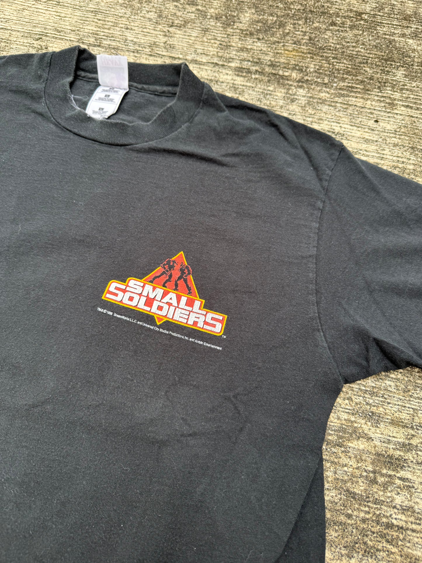 Vintage 1998 Small Soldiers Promo Movie T-Shirt DreamWorks Universal Tee