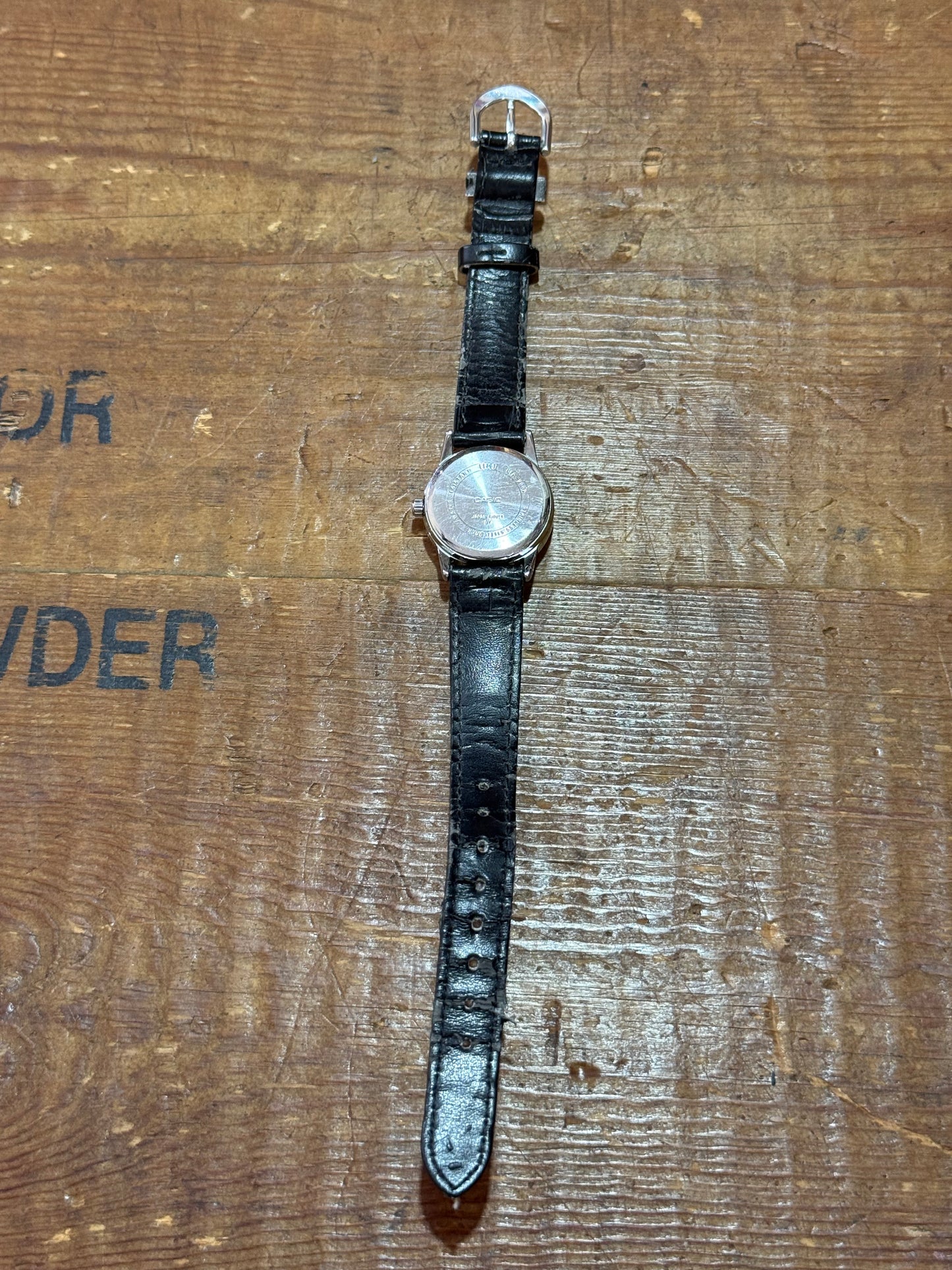 Casio Analog Watch Date Display