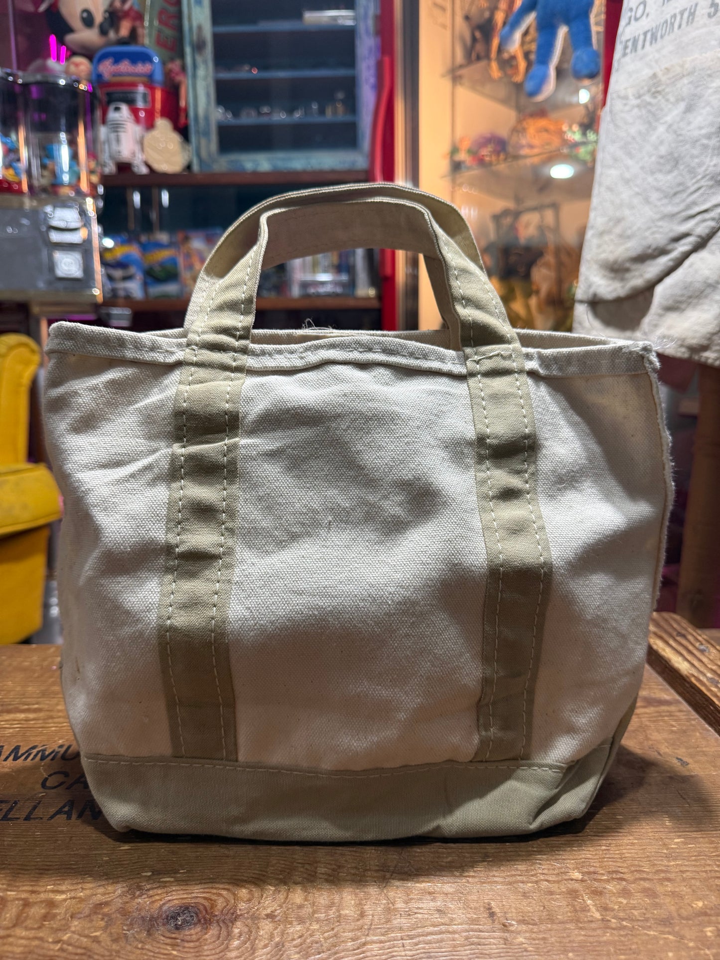 Vintage LL Bean Boat and Tote Canvas Bag