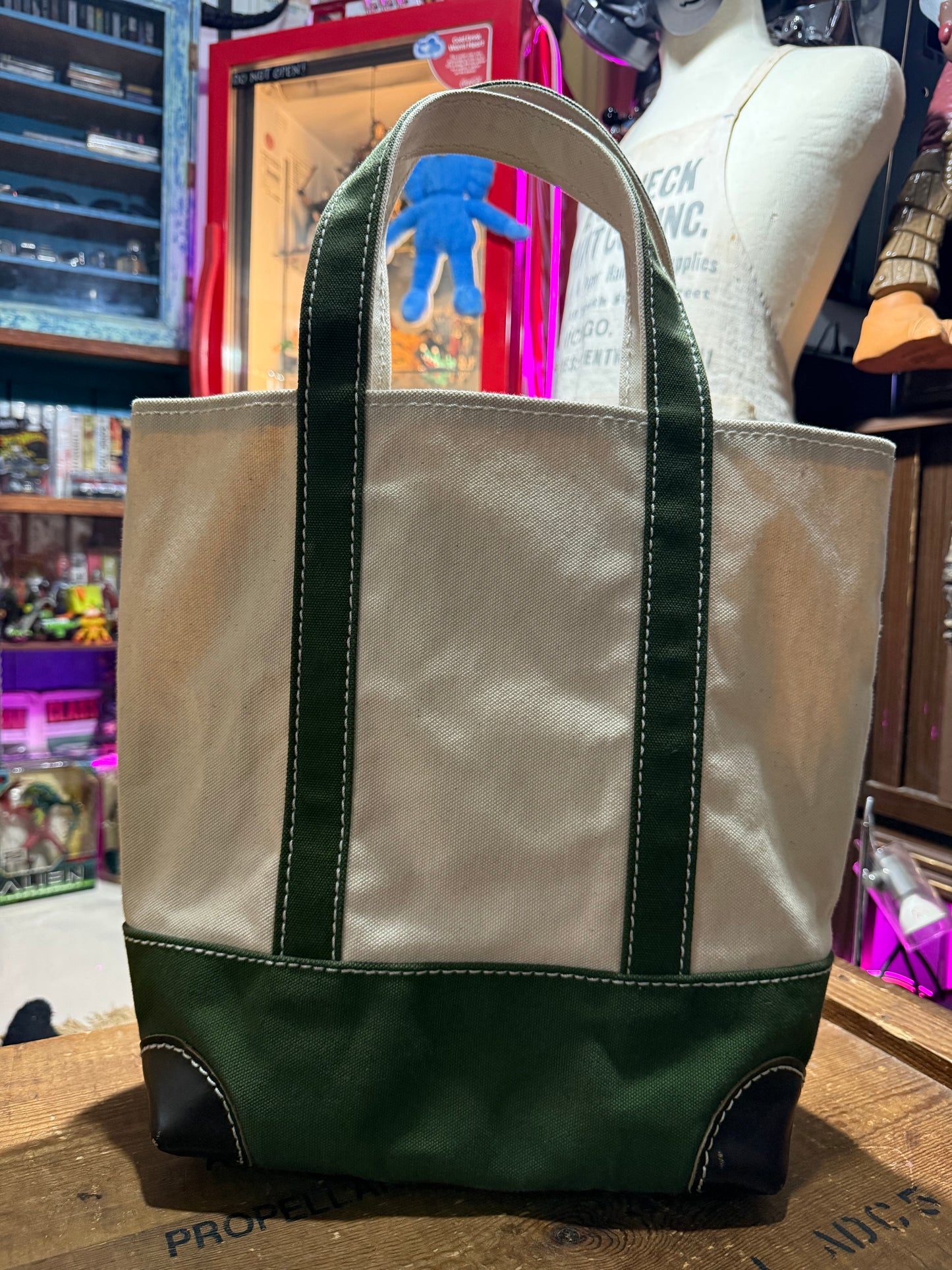 Custom Handmade Canvas Tote Bag Vintage Patchwork One of One Large Tote