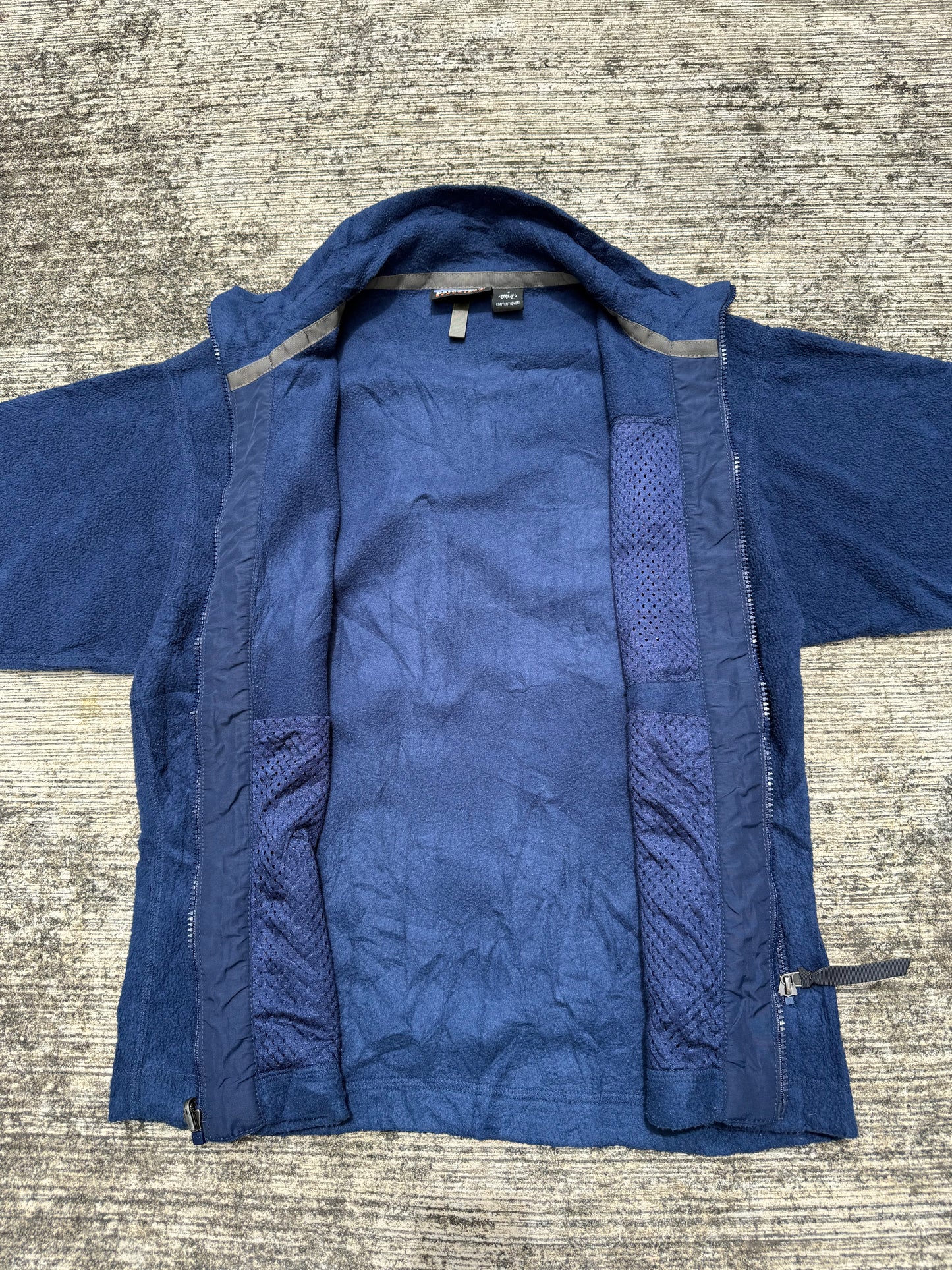 Vintage Patagonia Synchilla Fleece Jacket Navy Blue Made in USA