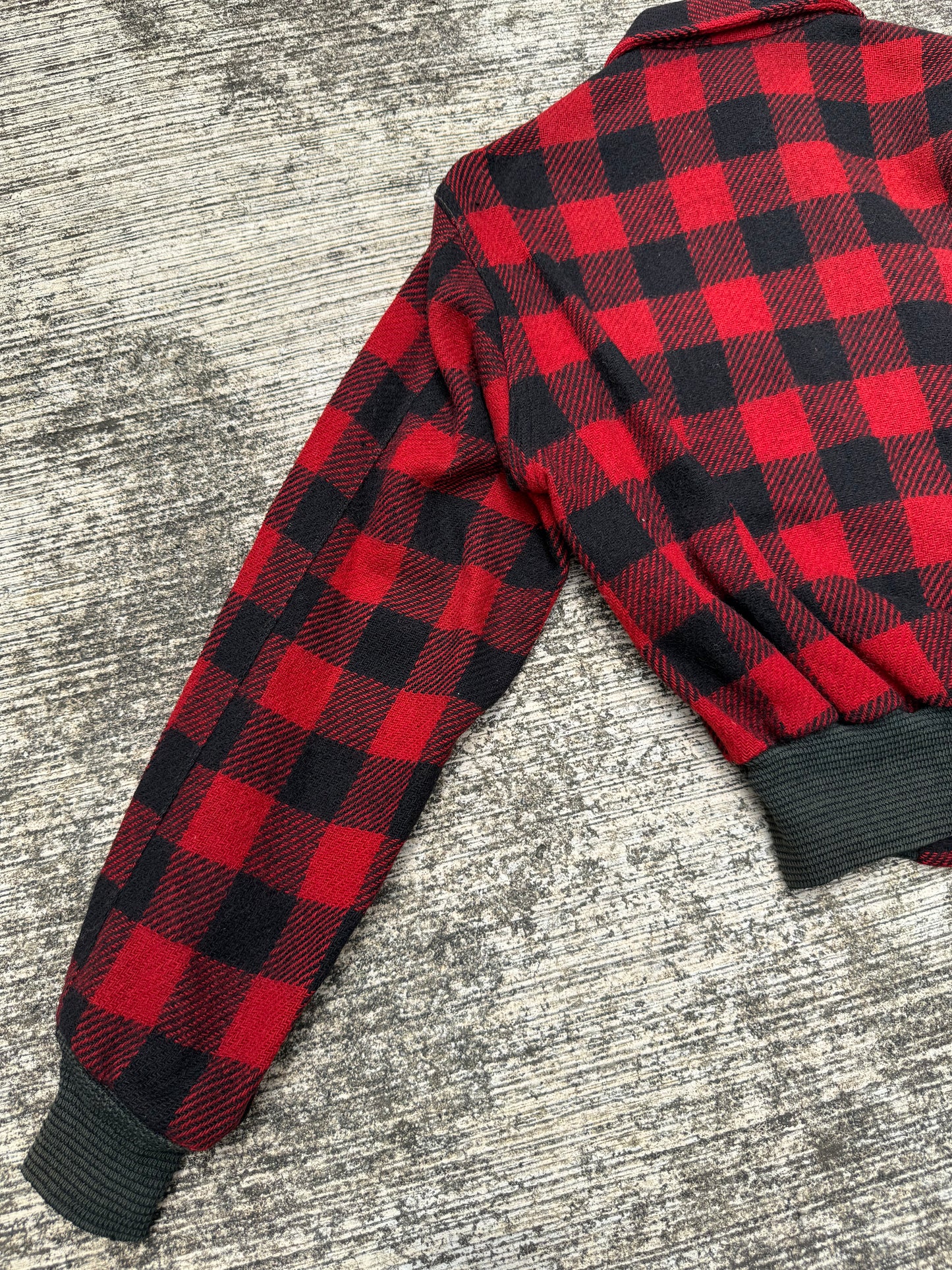 Rare 1940s–50s Big Yank Buffalo Plaid Wool Jacket