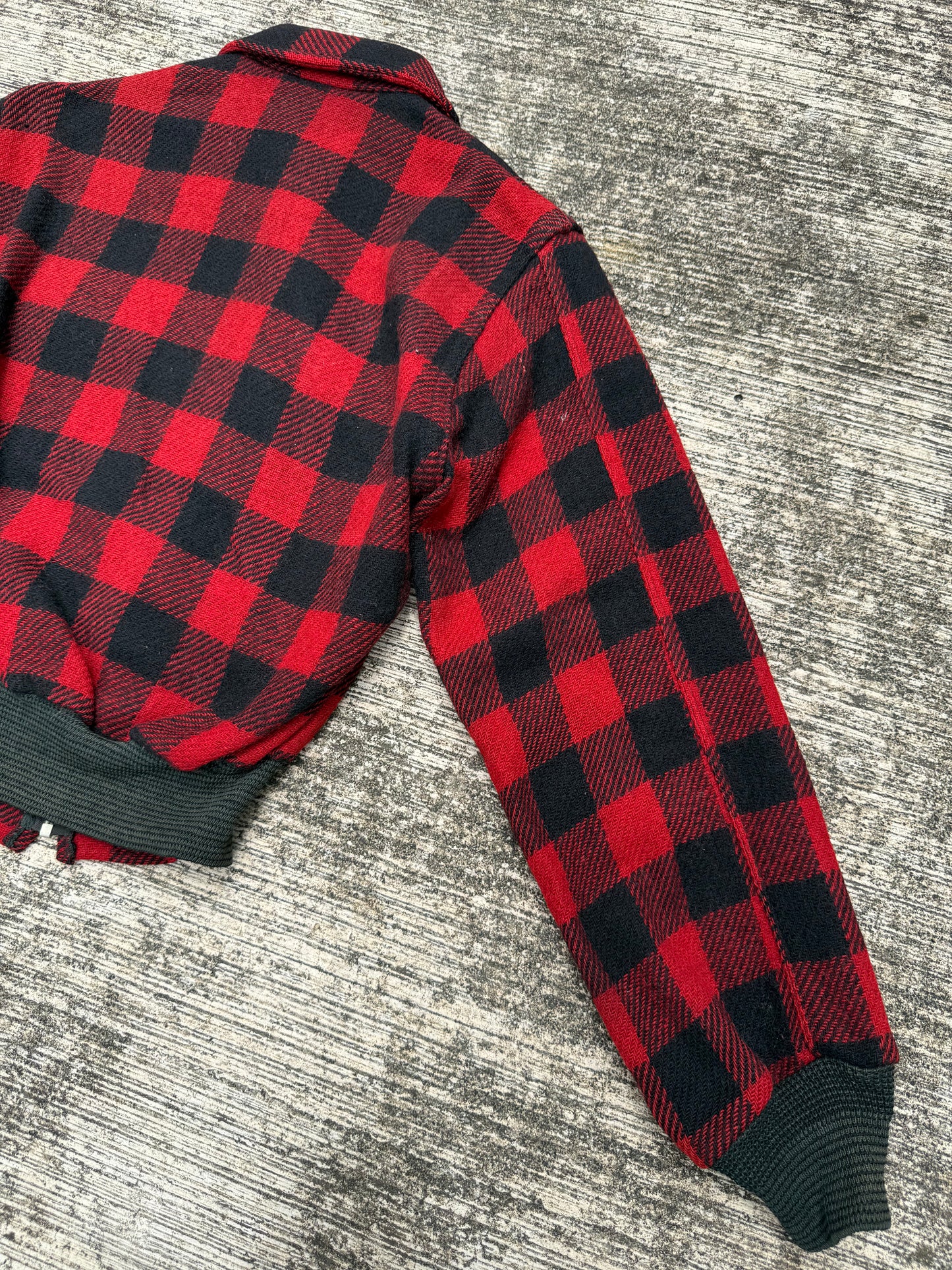 Rare 1940s–50s Big Yank Buffalo Plaid Wool Jacket