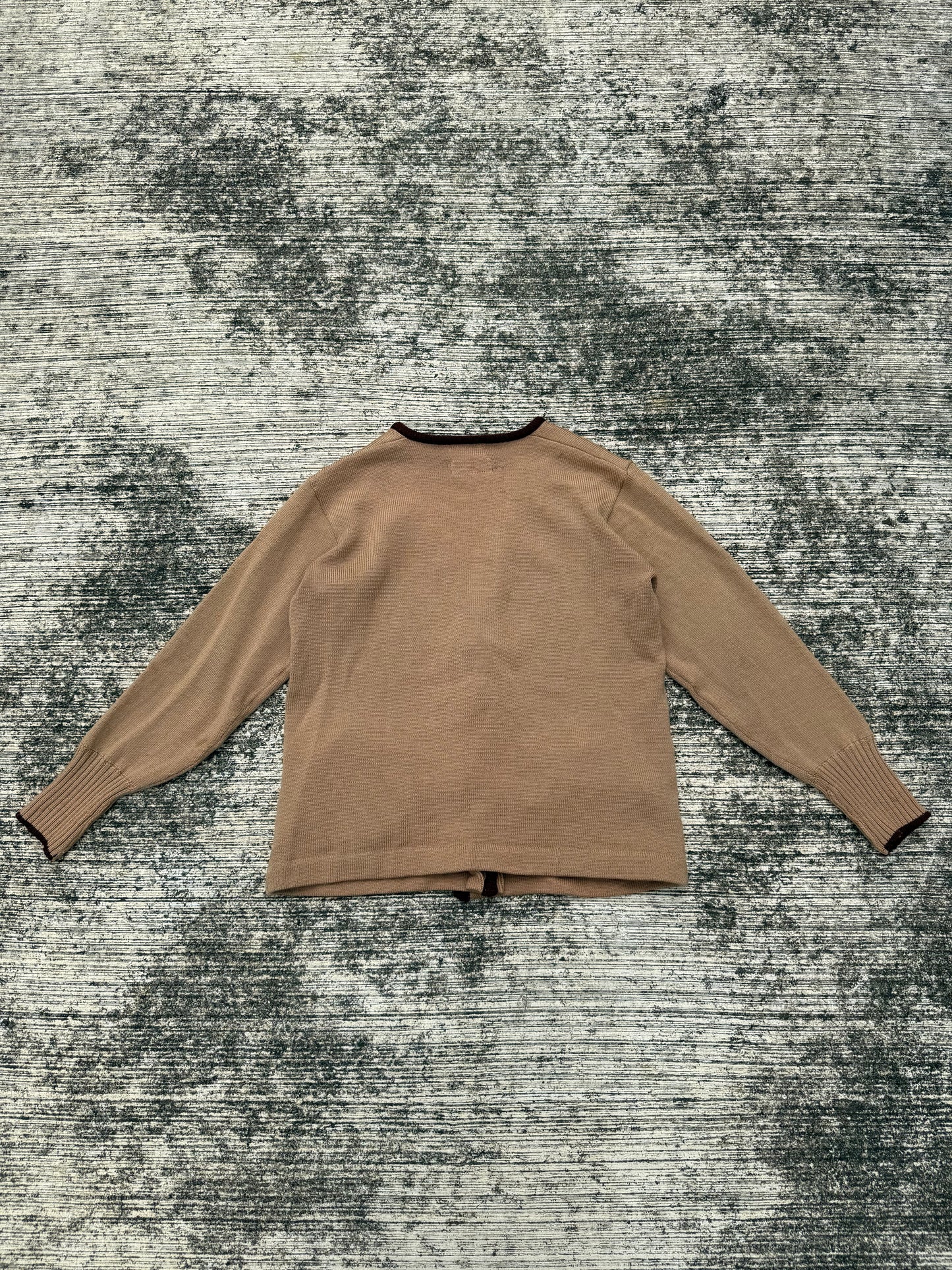 Vintage 1972 Aztlan Varsity Knit Cardigan