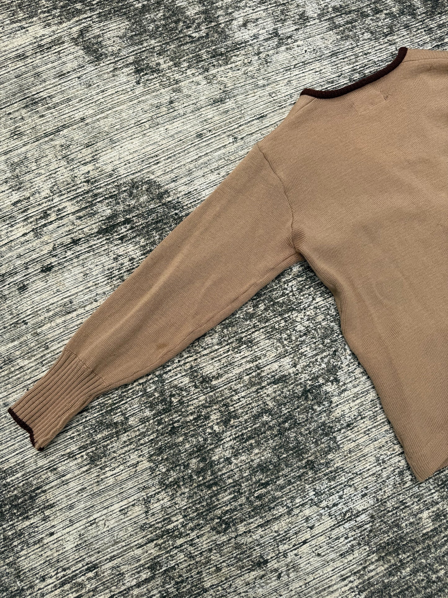 Vintage 1972 Aztlan Varsity Knit Cardigan