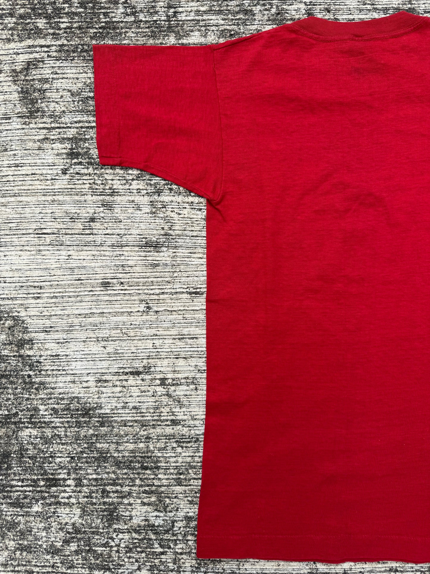 Vintage 1950s–60s Texas Tech Champion Running Man T-Shirt – Red Collegiate Tee