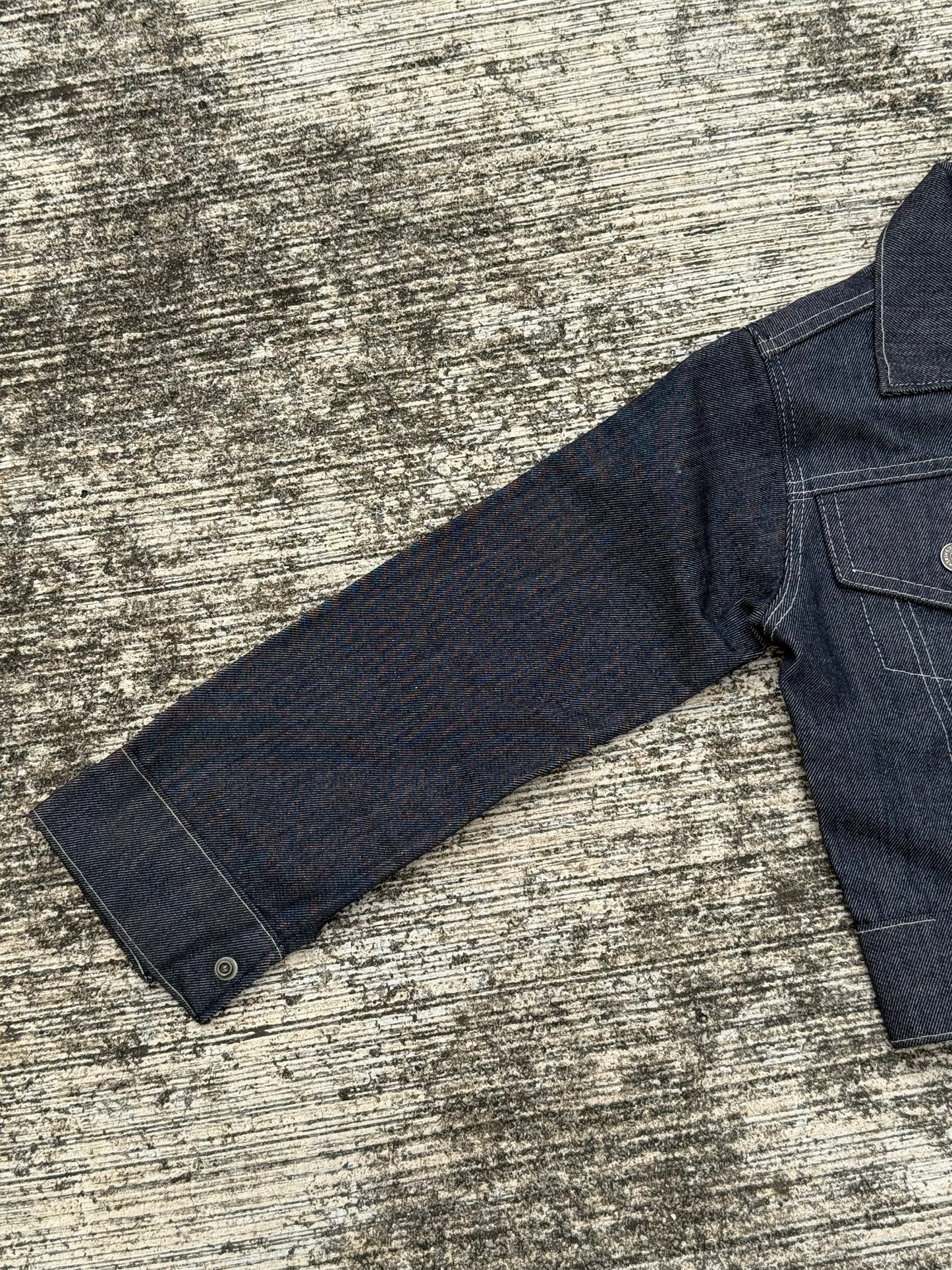 Vintage Sears Toughskins Boys Selvedge Denim Jacket Made in USA