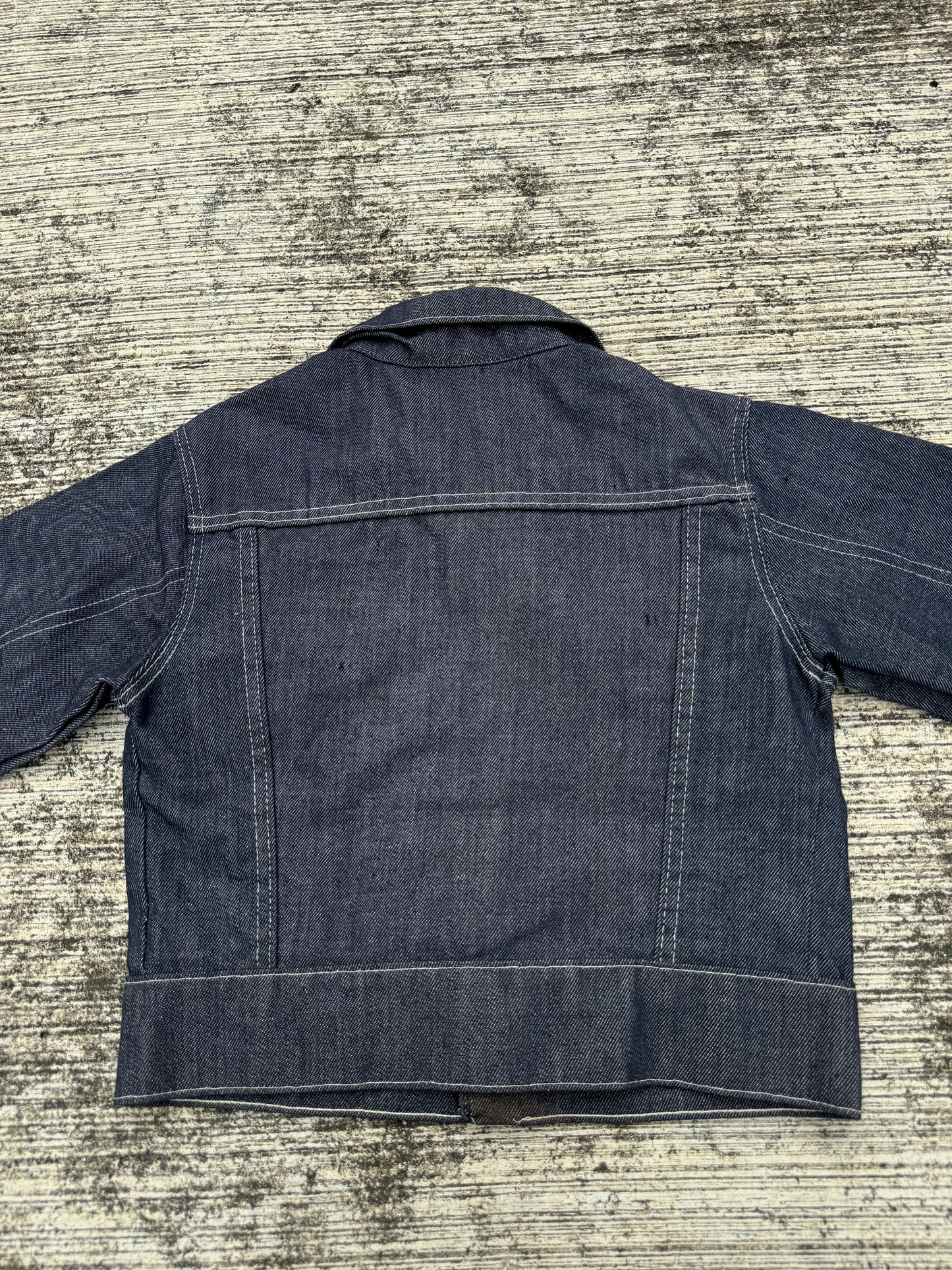 Vintage Sears Toughskins Boys Selvedge Denim Jacket Made in USA