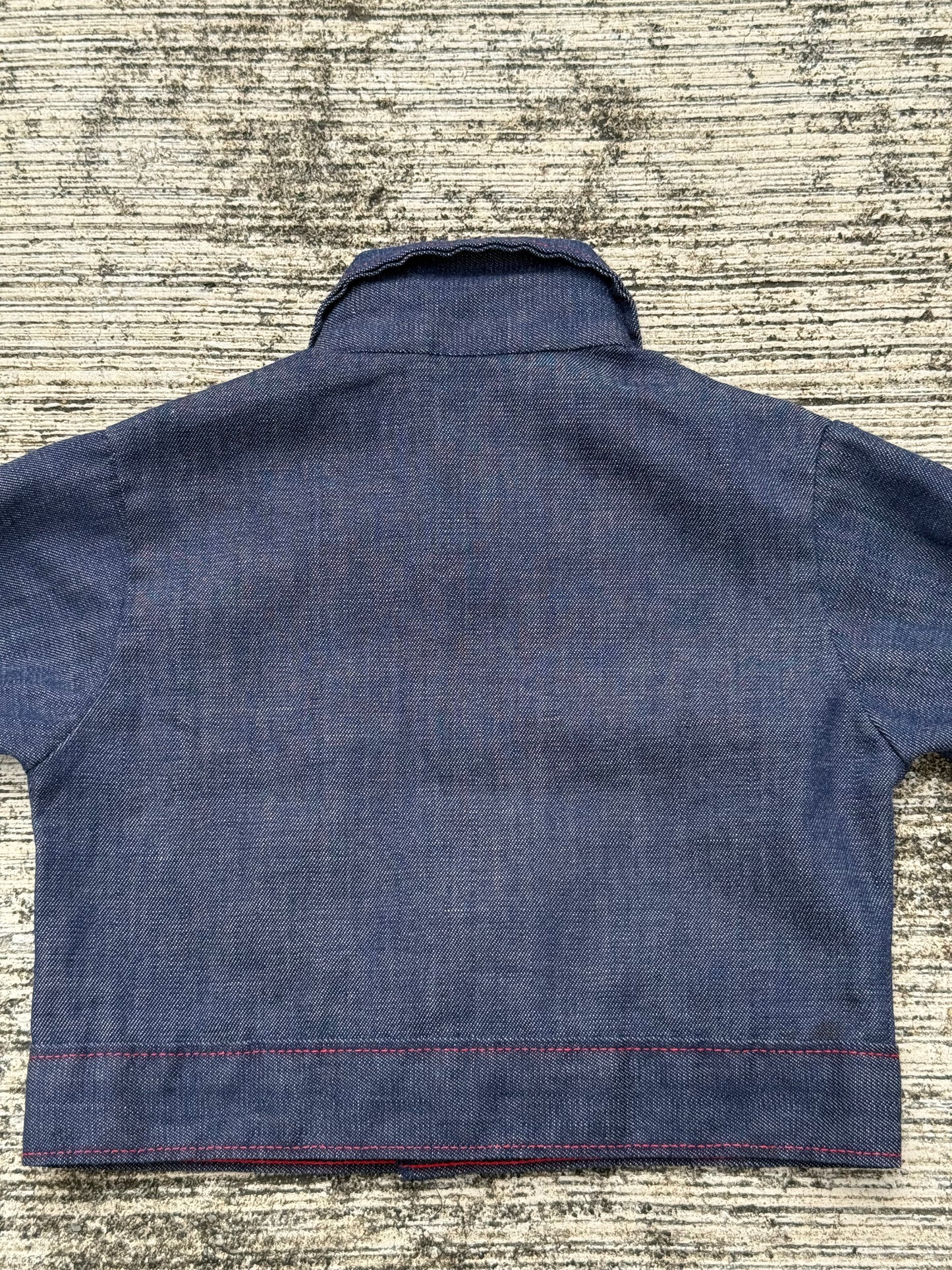 Vintage Health-tex Kids Selvedge Denim Jacket Made in USA