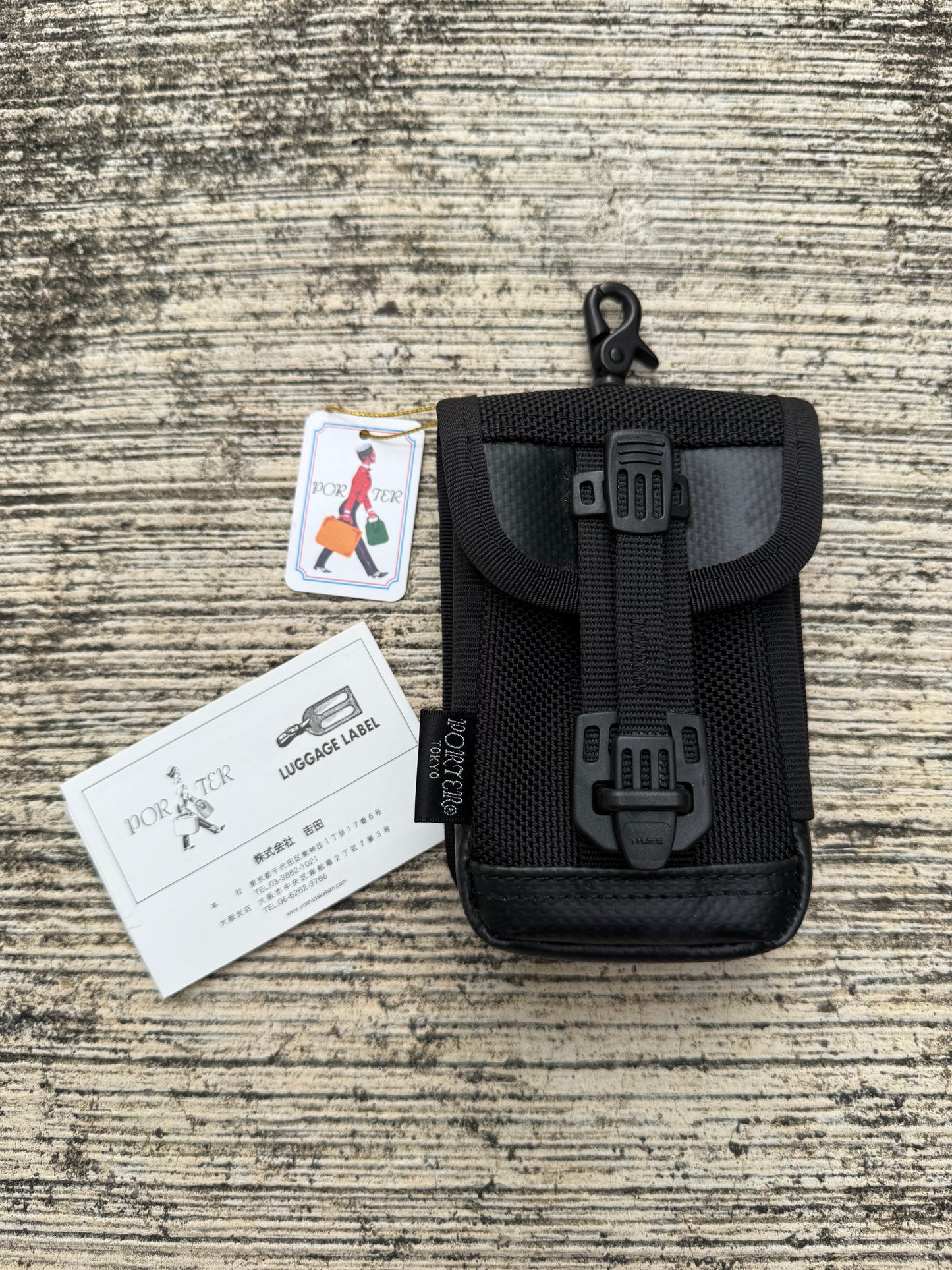 Porter Yoshida Luggage Label Pouch Made in Japan