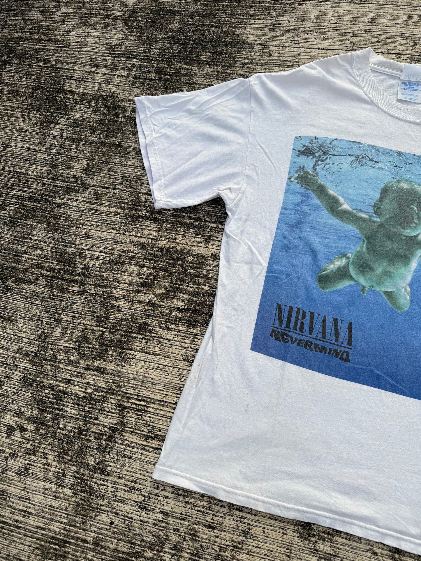Vintage Y2K Nirvana Nevermind Album Cover T-Shirt 2002