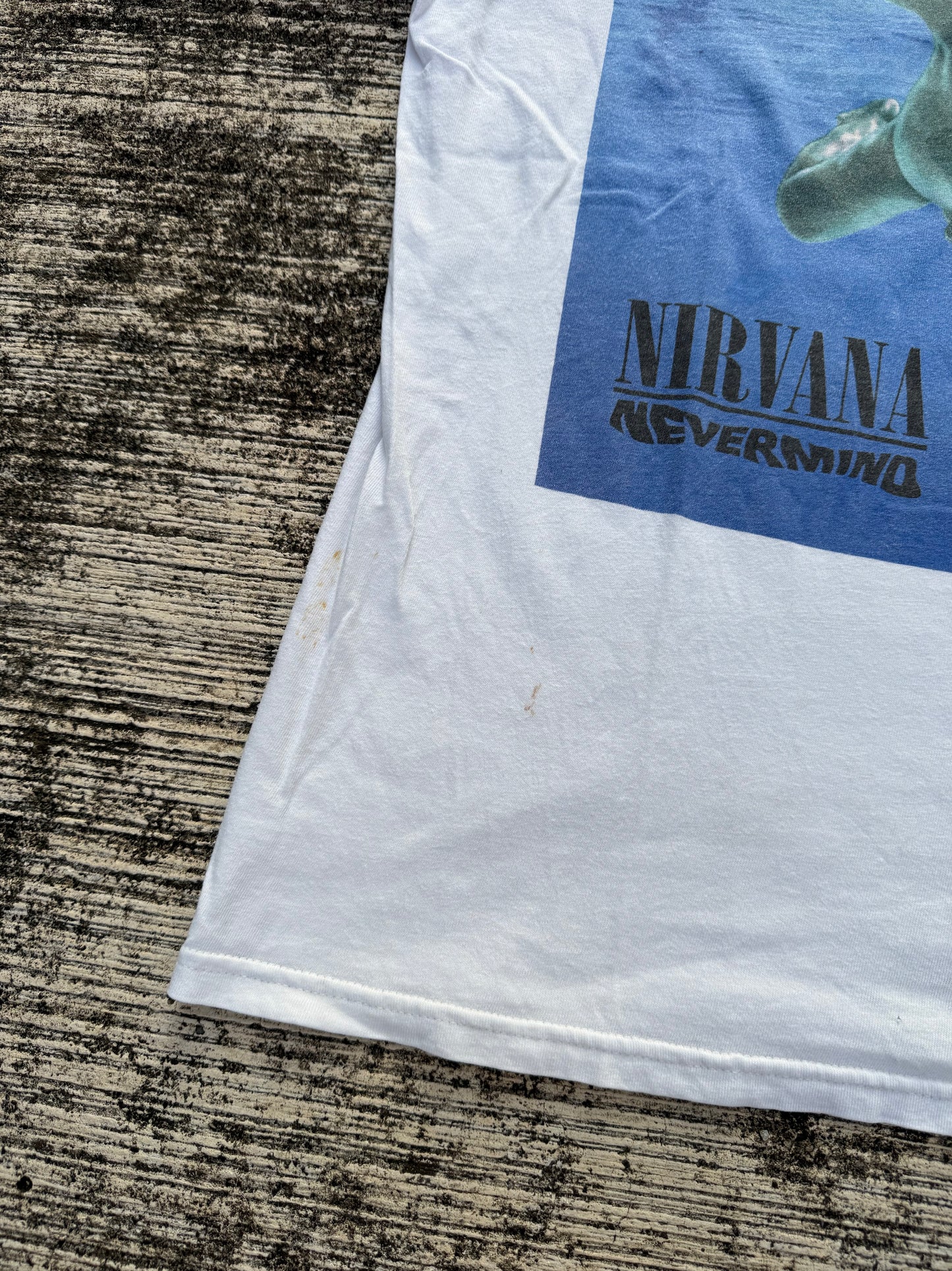 Vintage Y2K Nirvana Nevermind Album Cover T-Shirt 2002