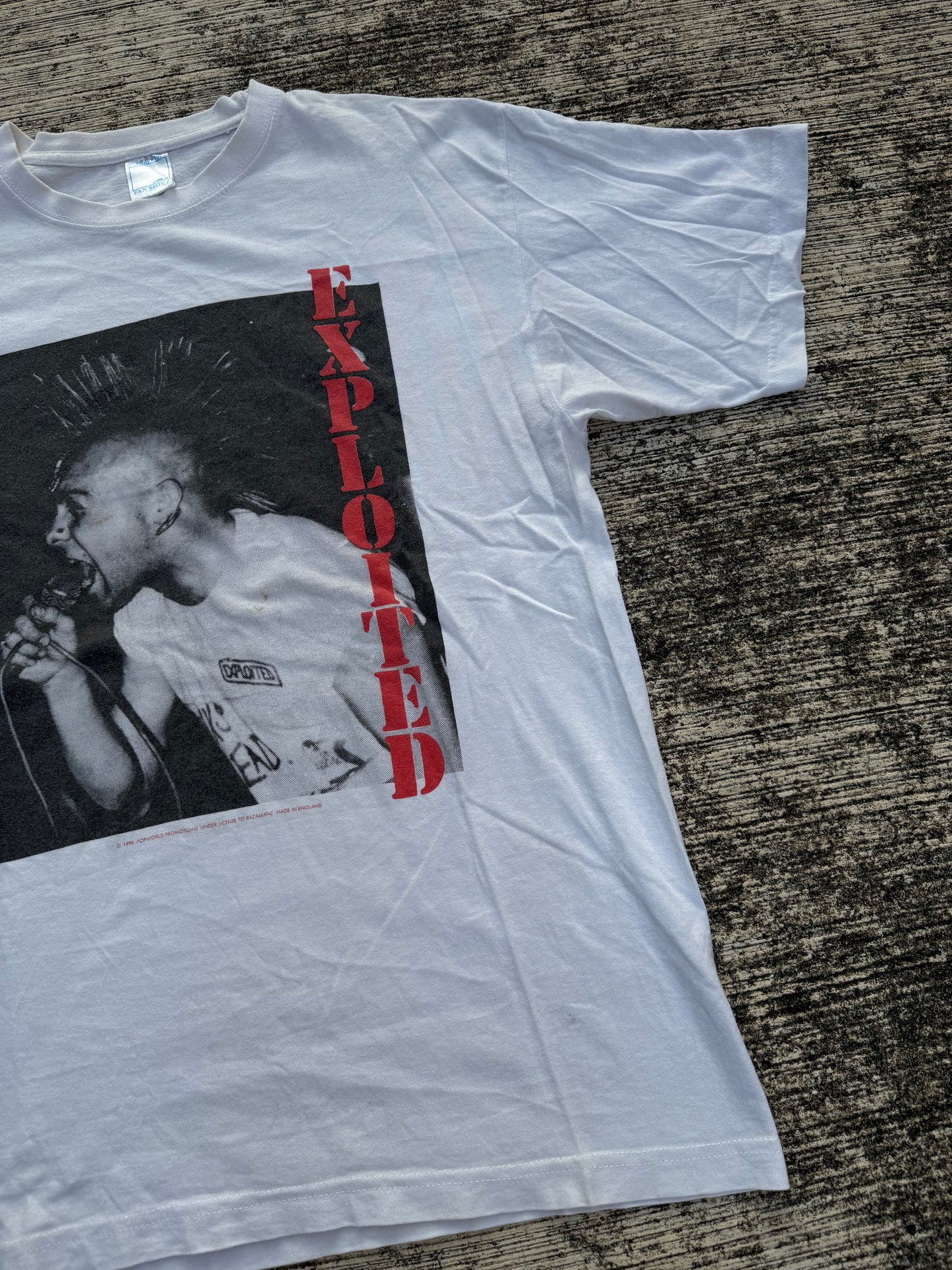 Vintage 1998 The Exploited Band T-Shirt – Popworld Promotions Razamataz UK