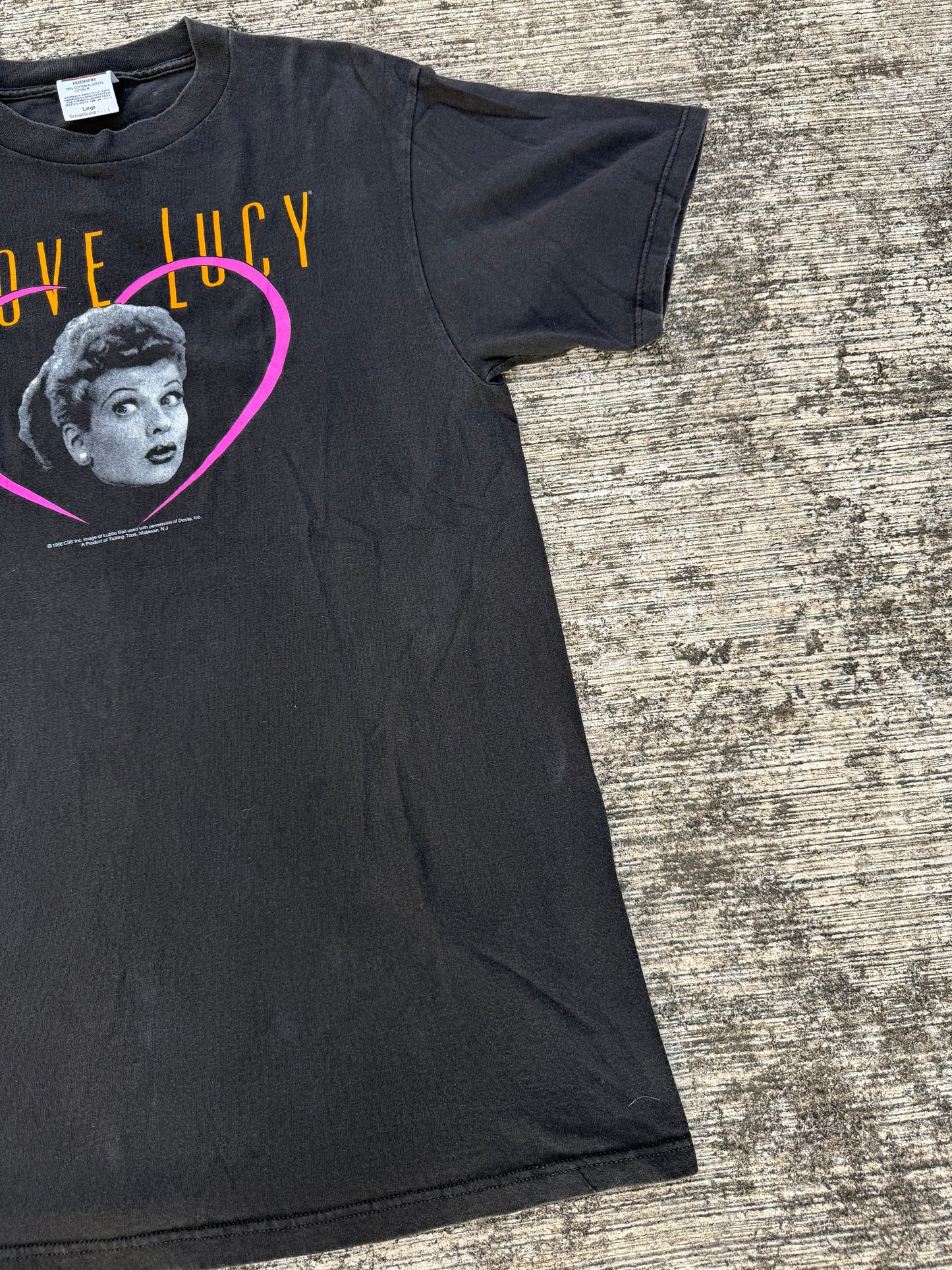 Vintage 90s I Love Lucy CBS Licensed T-Shirt – Classic Sitcom Collectible