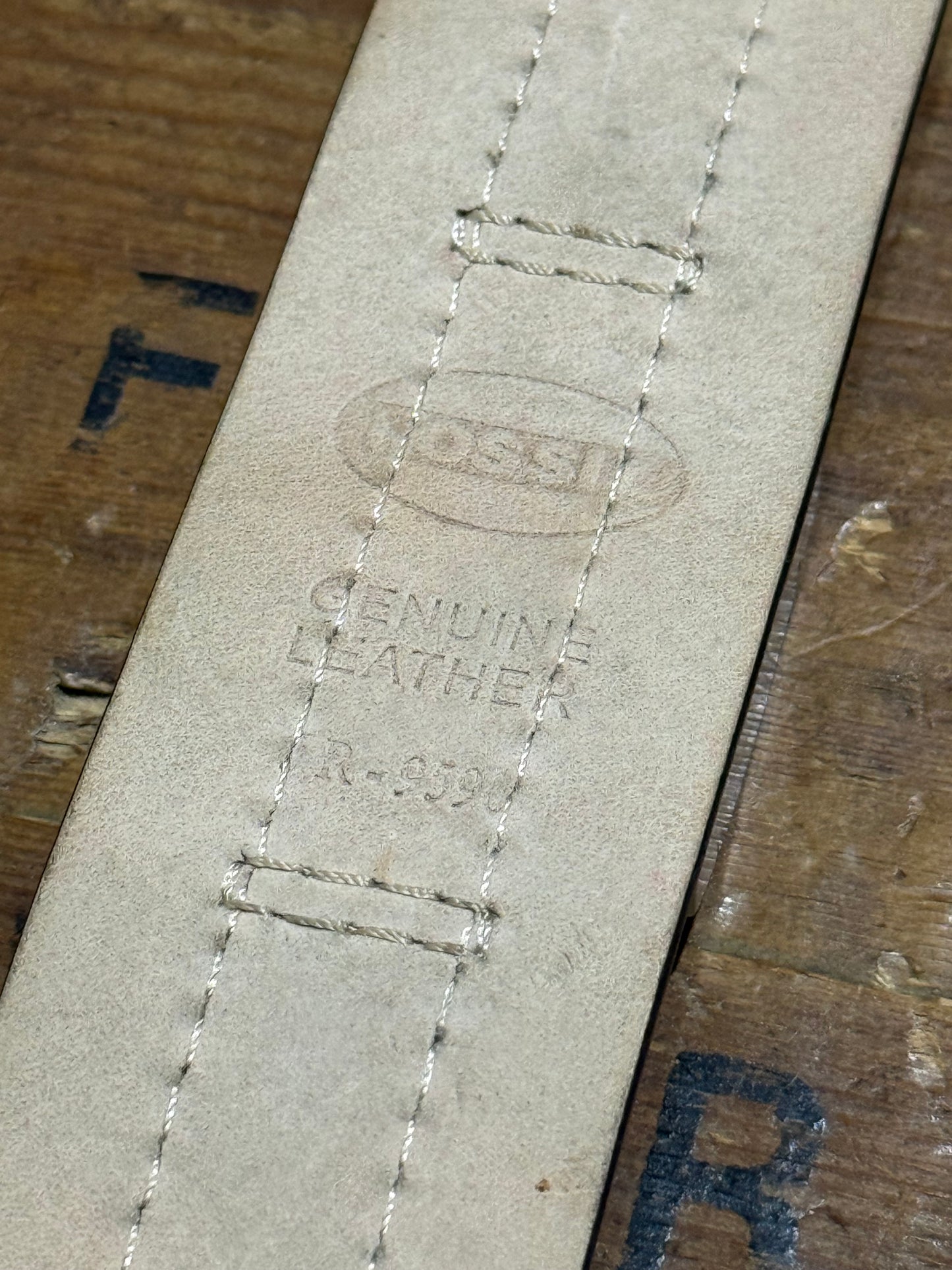 Fossil Leather Band Watch Junk Not Woking For Parts